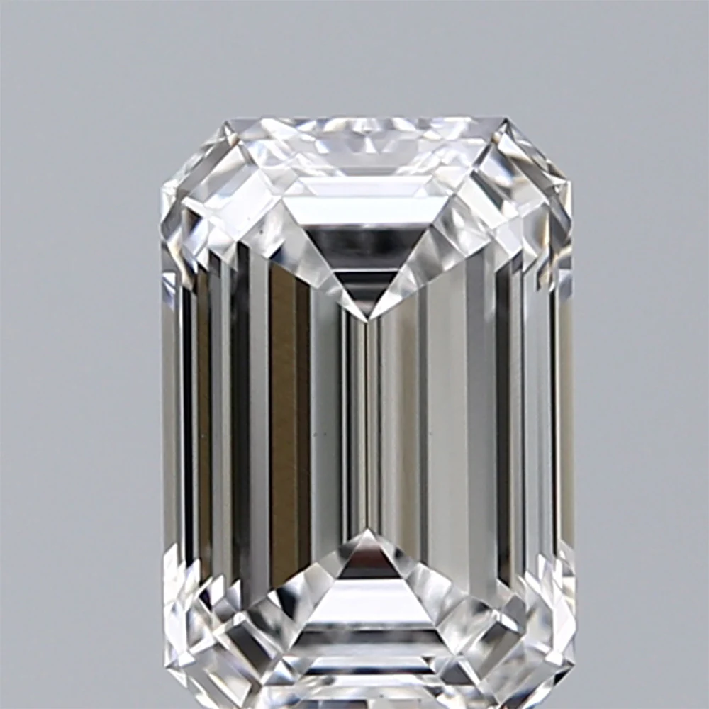 1.02 Carat Emerald Lab Grown Diamond VS1 Clarity D Color IGI Certified