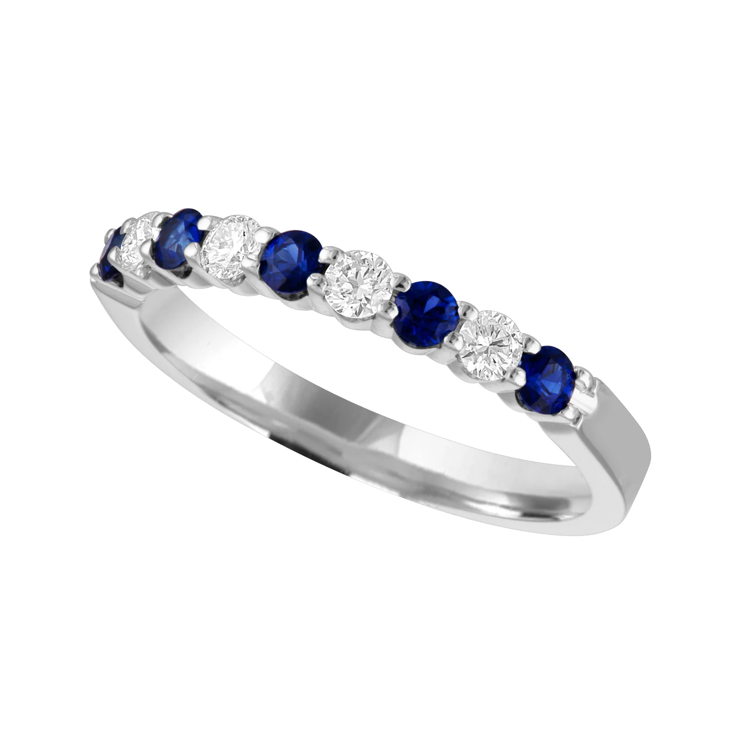 14K 0.18ct Sapphire and Diamond Ring