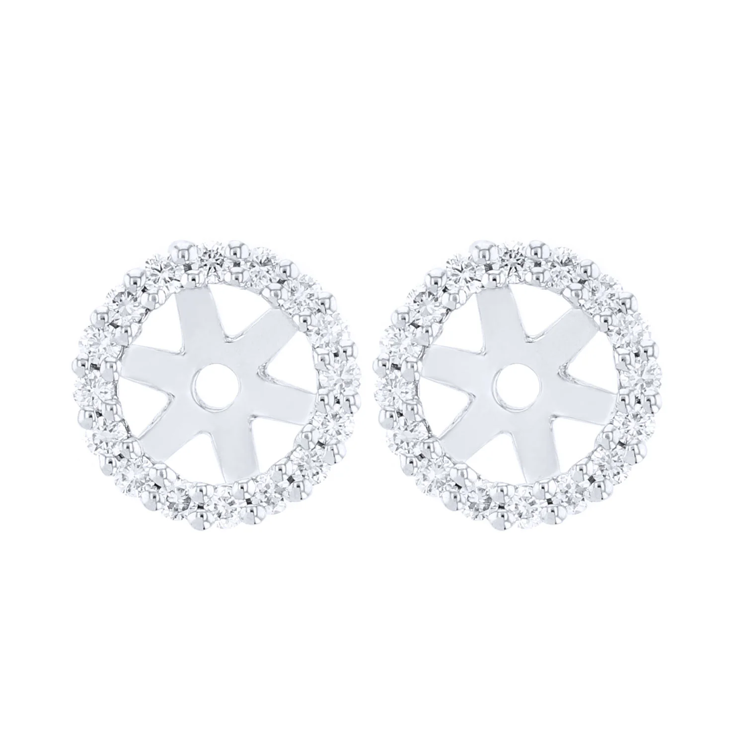 14K 0.25 CTW Diamond Earring Jackets