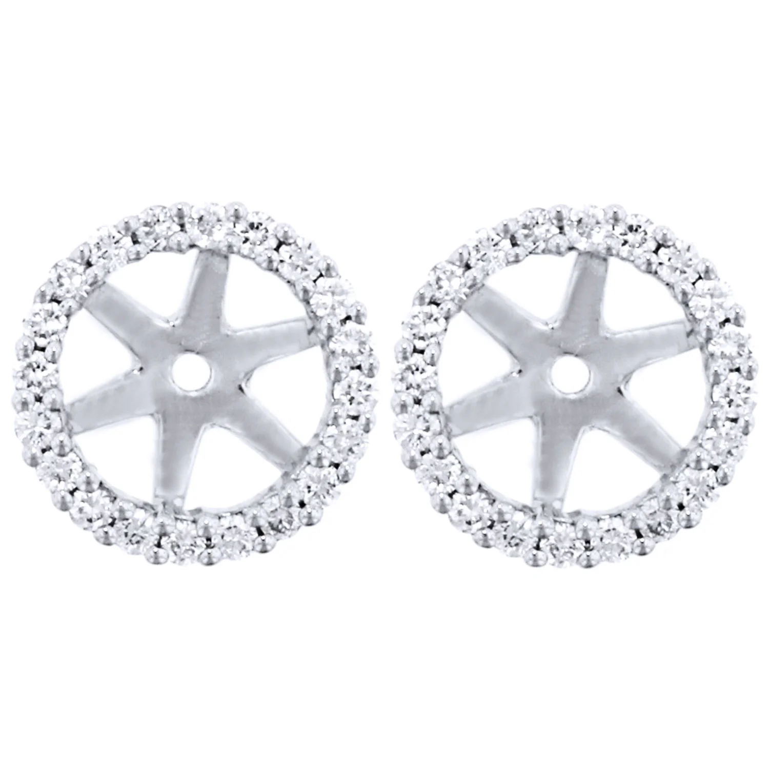14K 0.40 CTW Diamond Earring Jackets