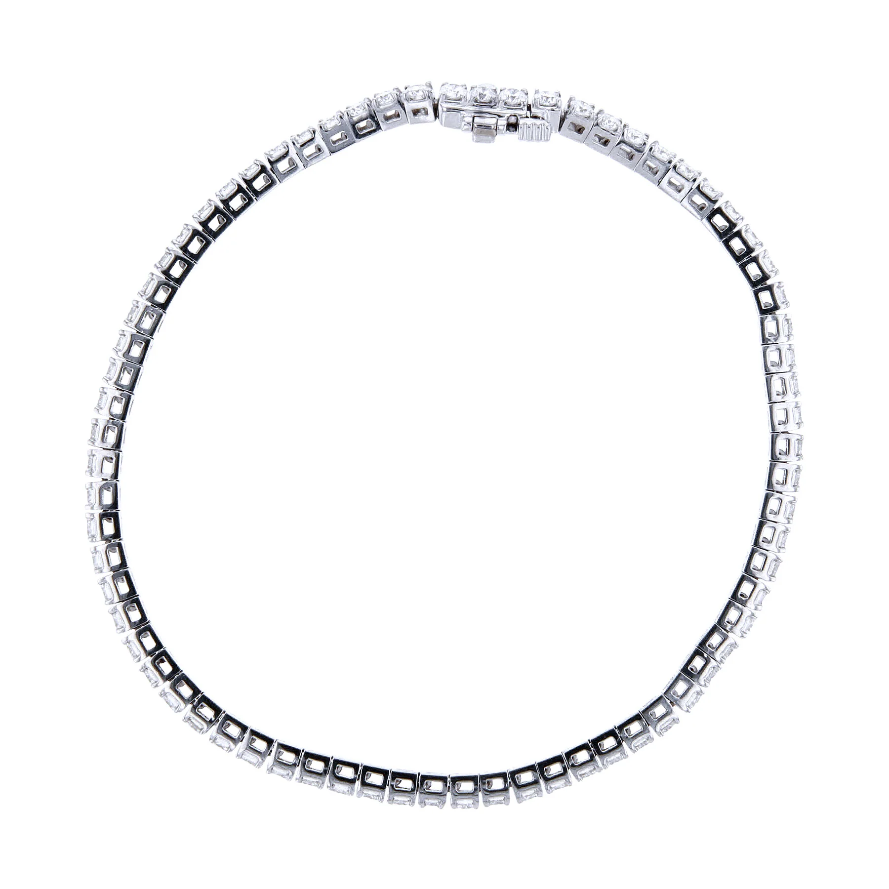 14K 3.15 CTW Diamond Tennis Bracelet - Image 3
