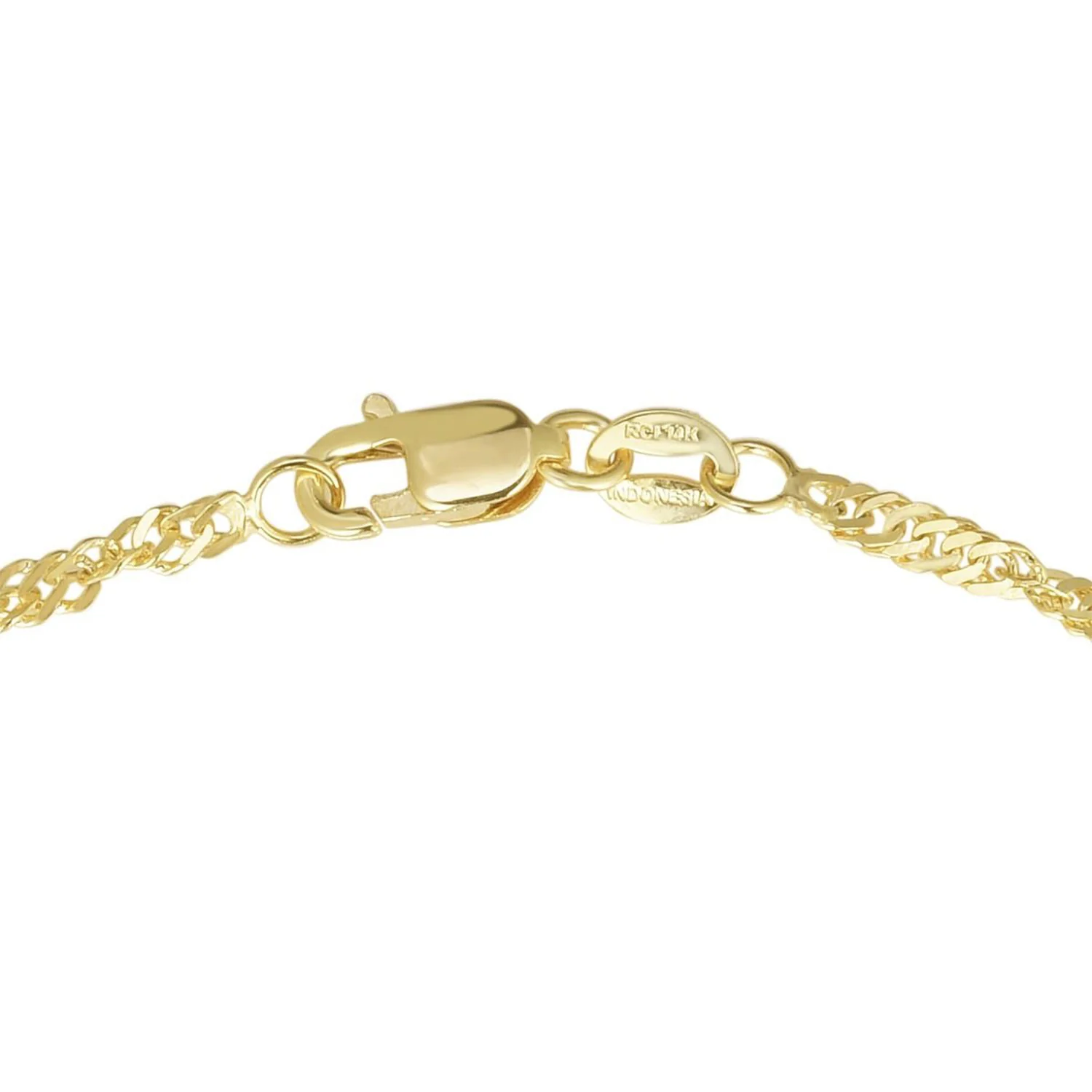 14K Yellow Gold 20 Inch Singapore Chain - Image 4