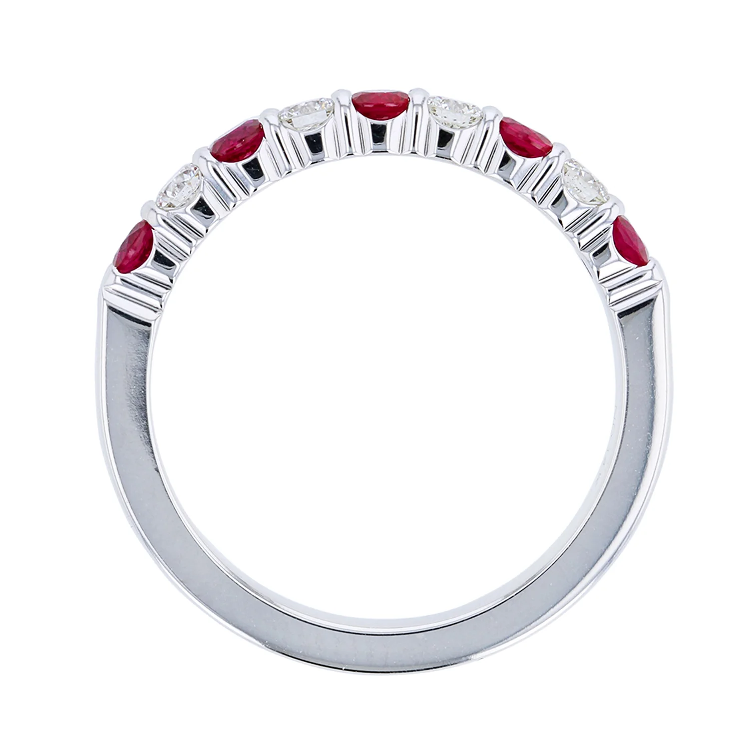 14K 0.18ct Ruby and Diamond Ring - Image 3