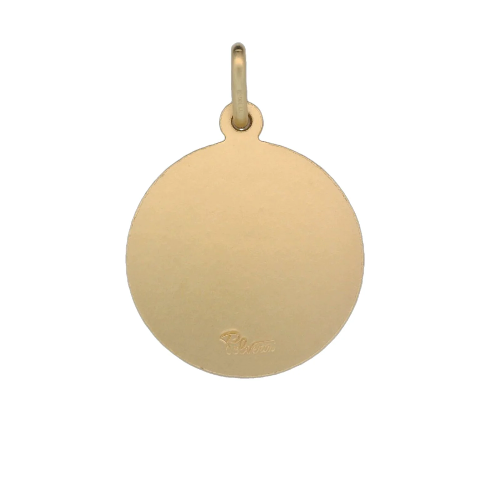 Italian 18K Coined St. Christopher Medal - 19MM - Image 2