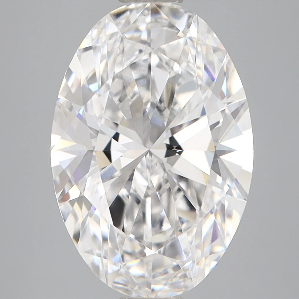 3.51 Carat Oval Lab Grown Diamond VS1 Clarity E Color IGI Certified
