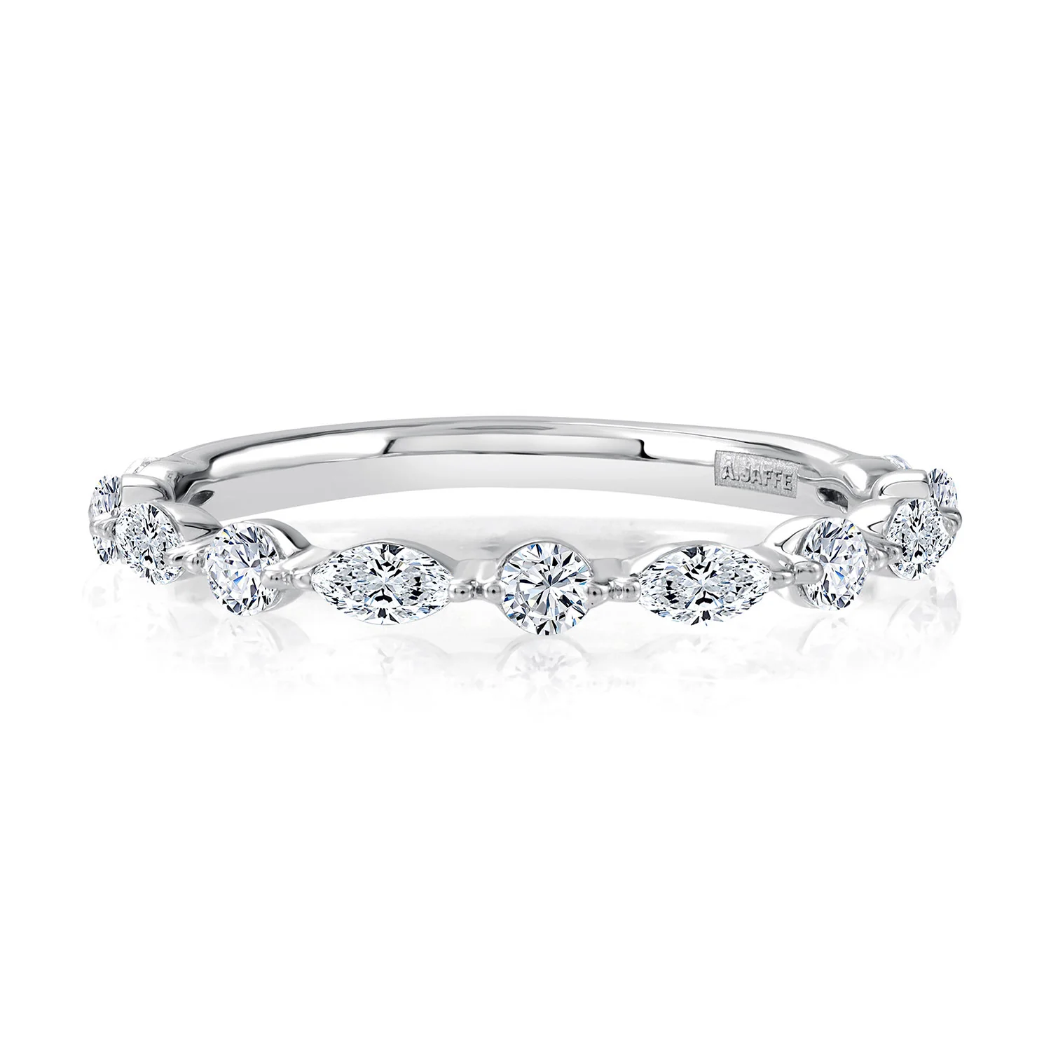 A.JAFFE 14K Diamond Wedding Band