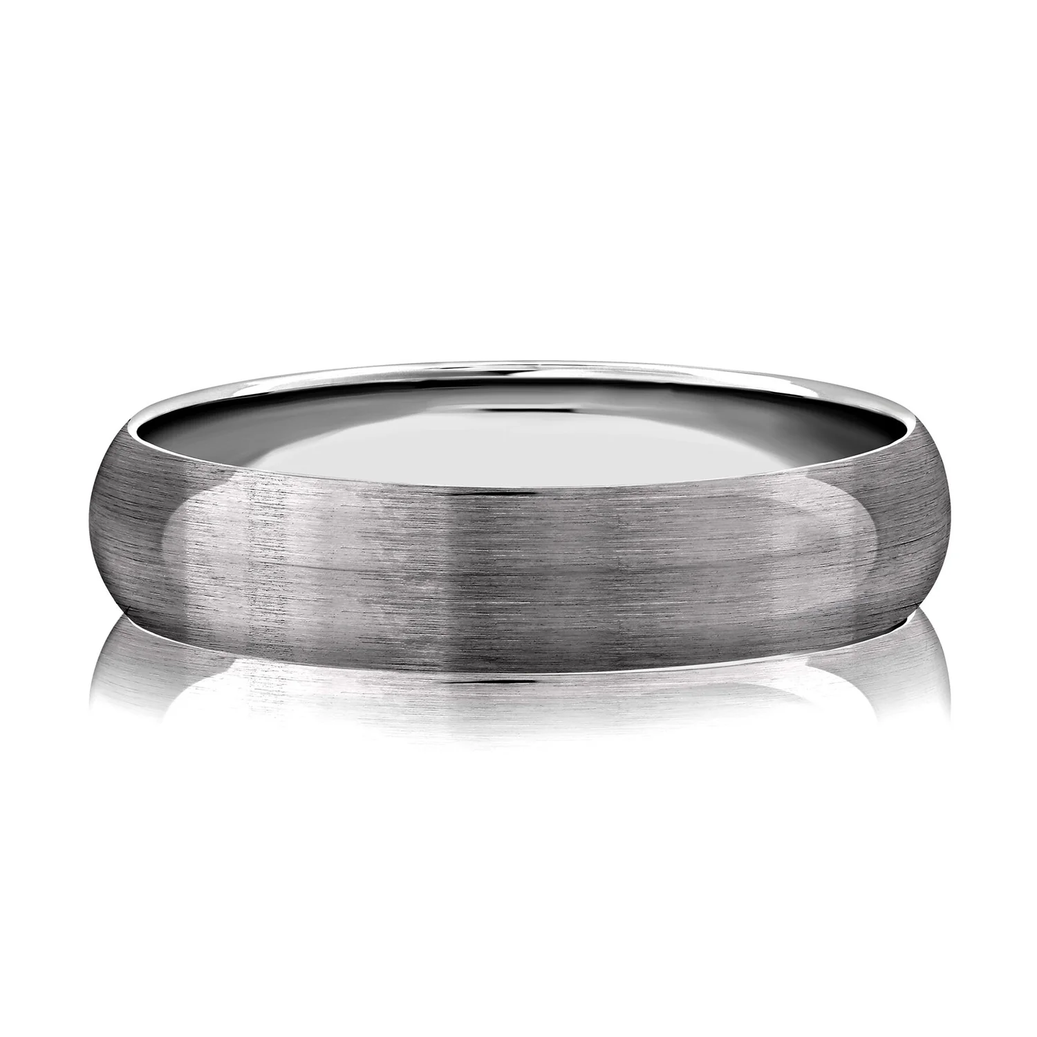 A.JAFFE 14K Gray Gold Wedding Band