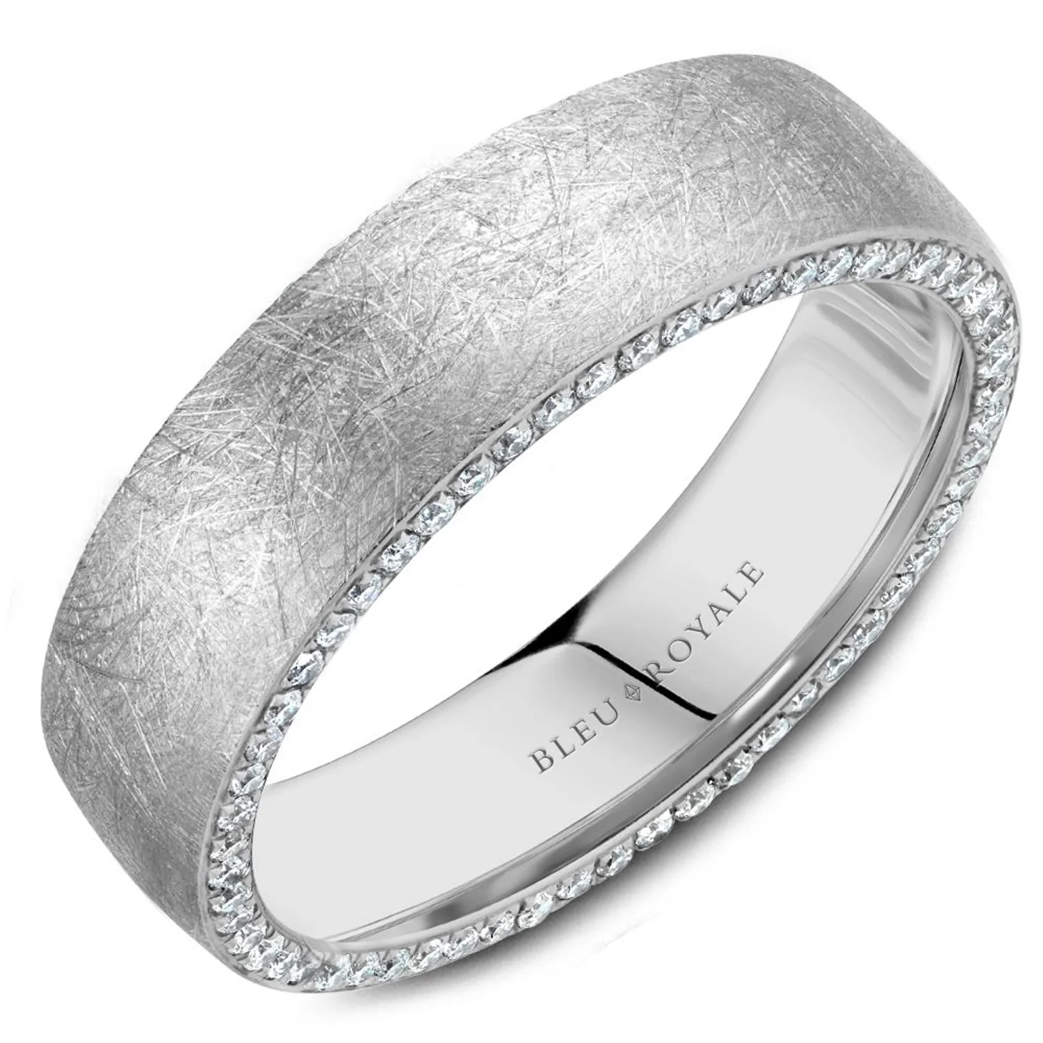 Bleu Royale 14K 6MM 0.60 CTW Diamond Wedding Band