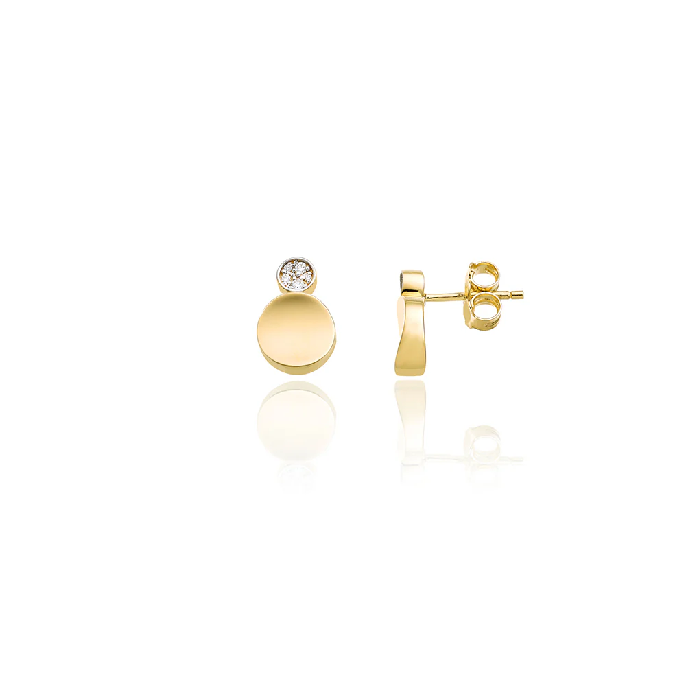 CHIMENTO 18K Armillas Glow Diamond Stud Earrings