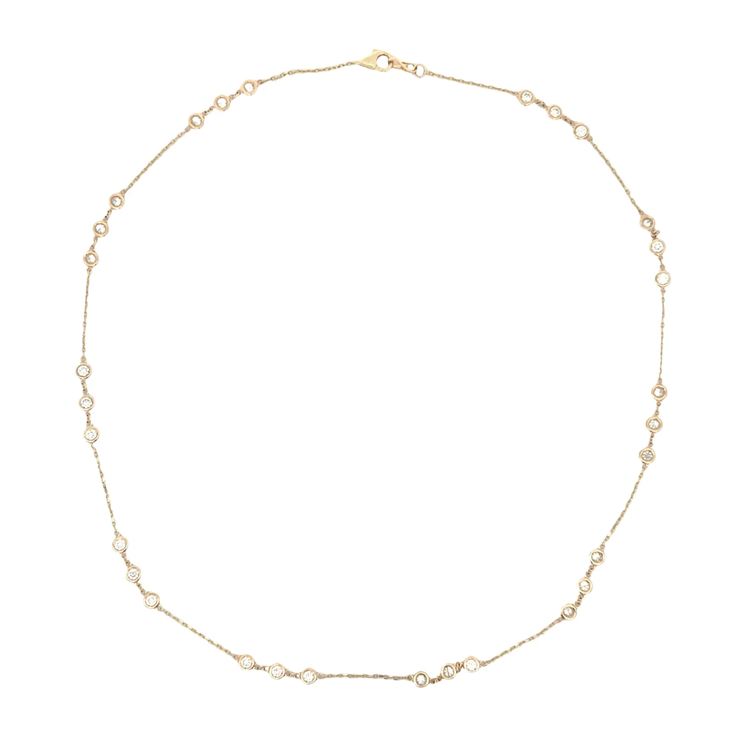 14K Diamonds by the Yard Necklace - 2.05ctw - Image 2