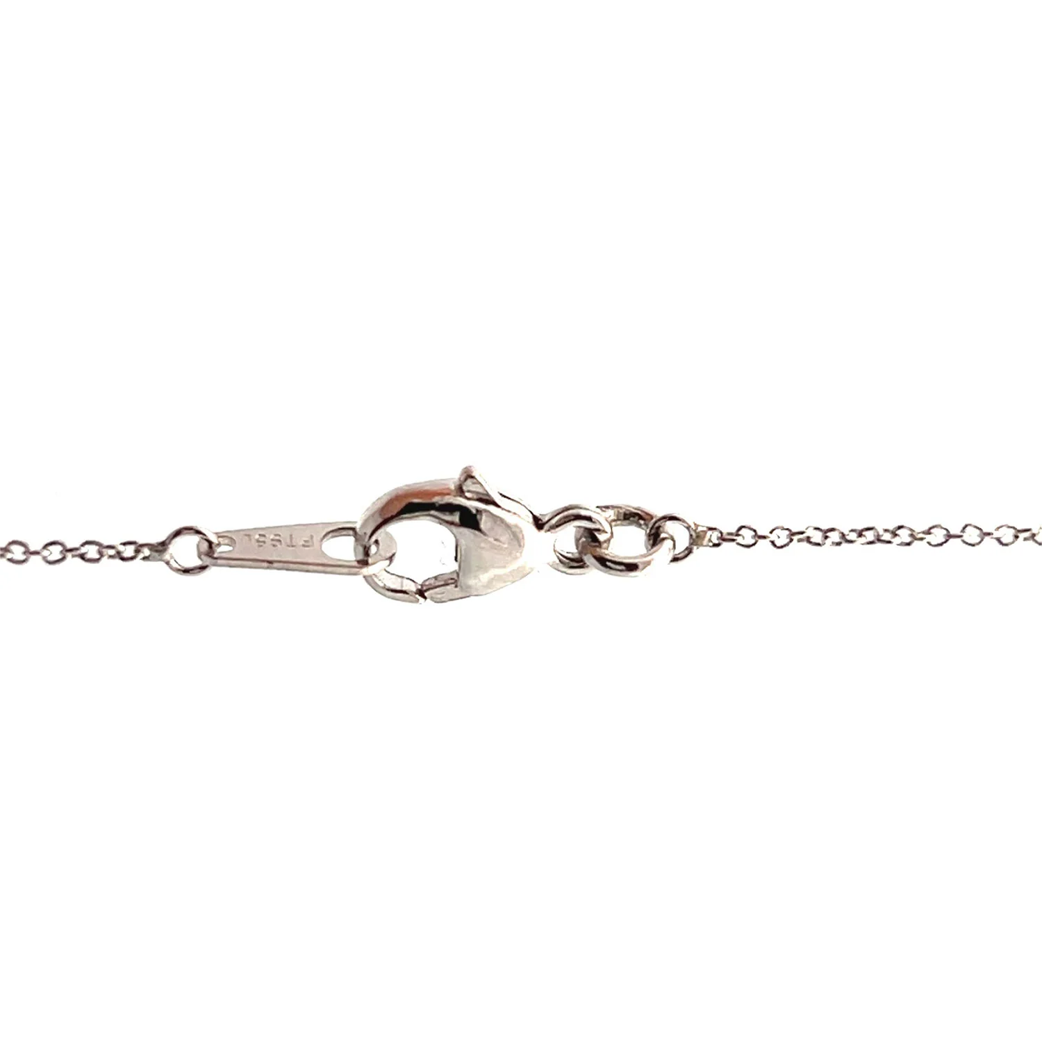 Estate Platinum Pure of Heart Diamond Pendant - Image 3