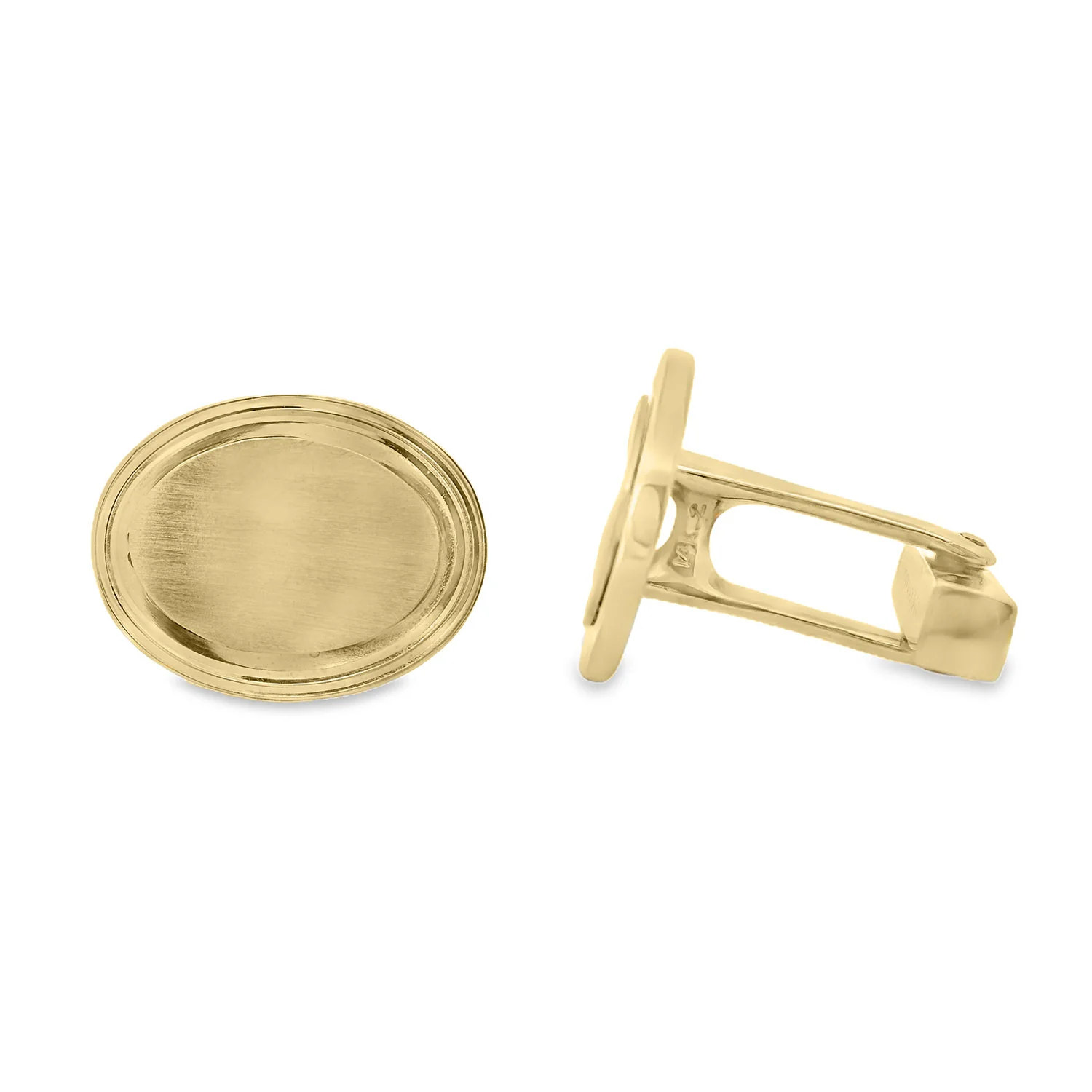 Estate Tiffany & Co. 14K Oval Cufflinks