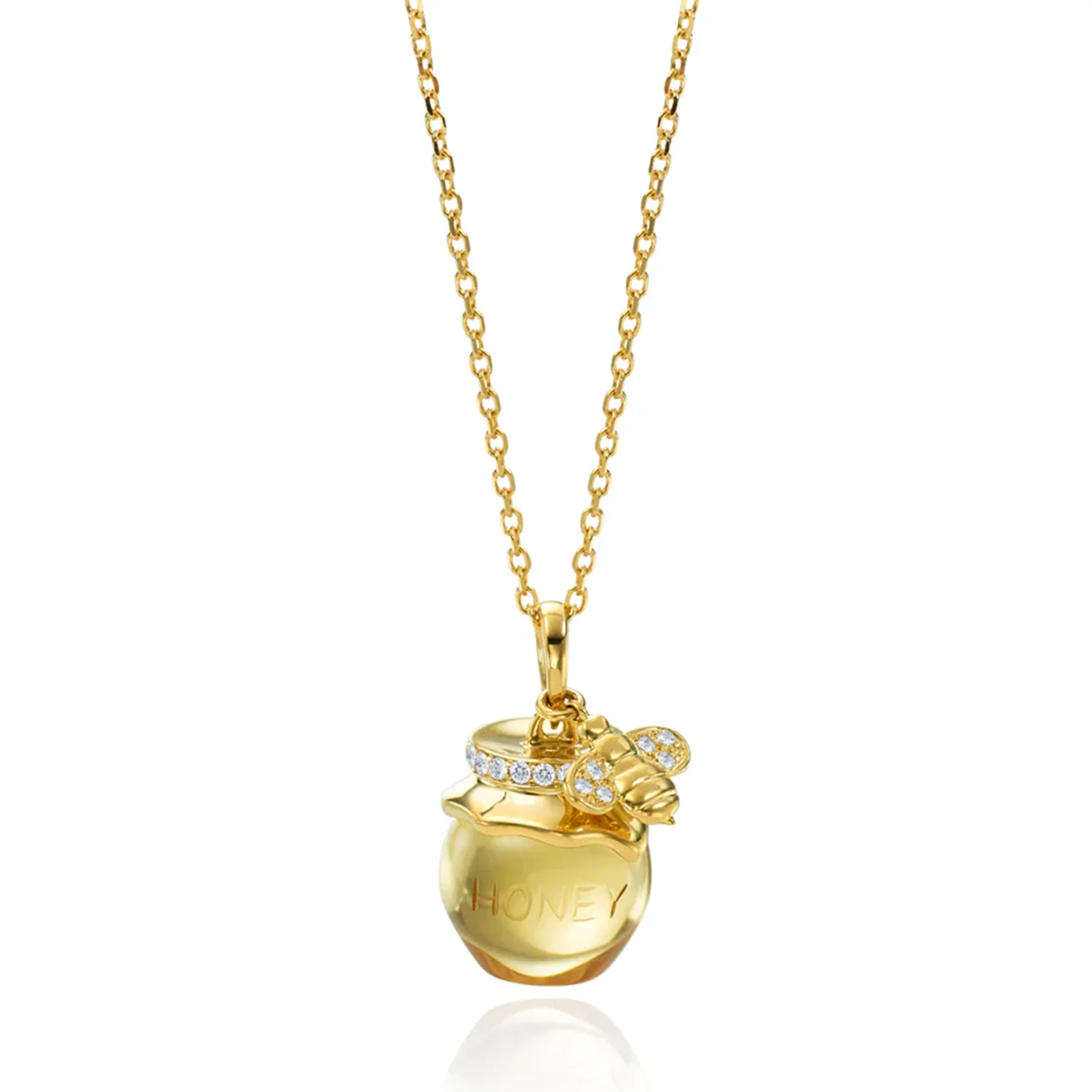 Gumuchian 18K Citrine and Diamond Pendant