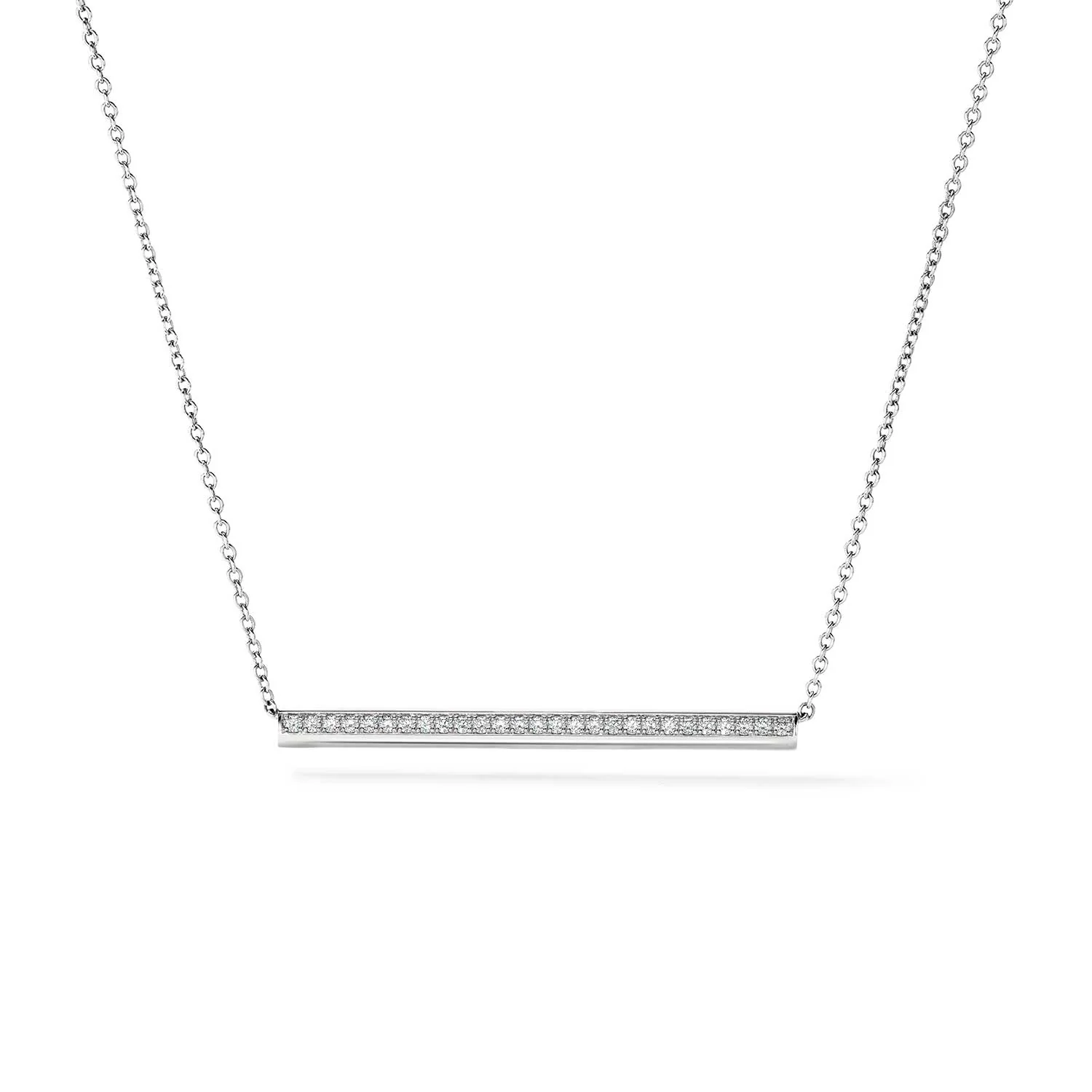Hearts On Fire 18K Barre Diamond Pavé Necklace