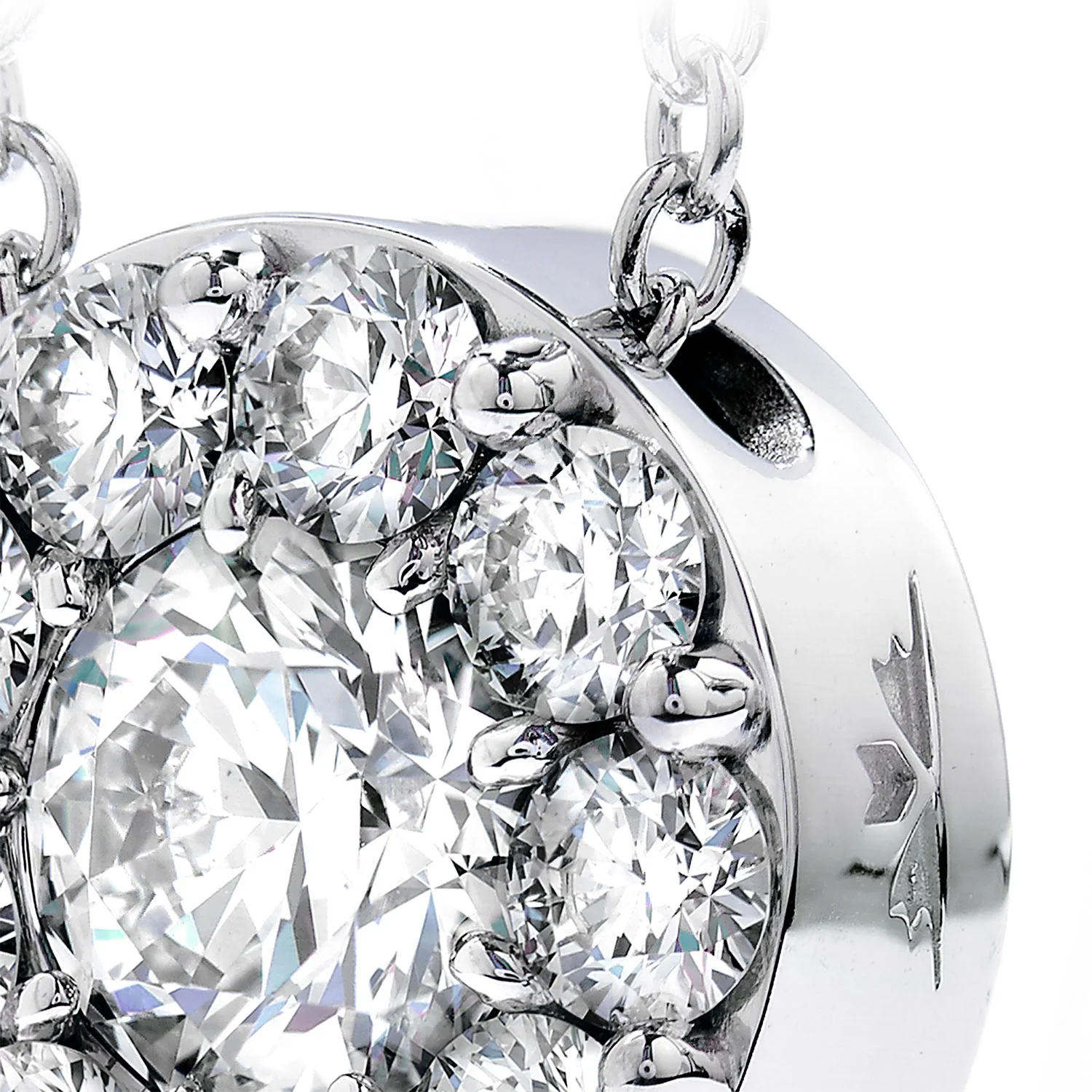 Hearts On Fire 18K Fulfillment Diamond Pendant - 0.49ctw - Image 4