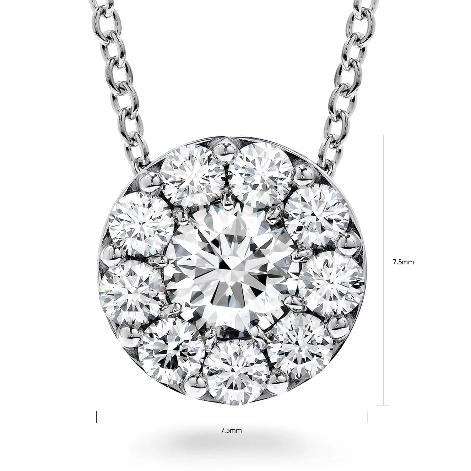 Hearts On Fire 18K Fulfillment Diamond Pendant - 0.49ctw - Image 6