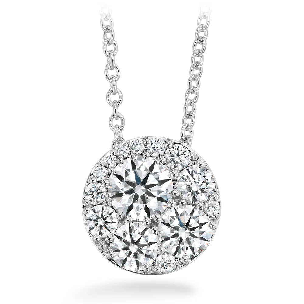 Hearts On Fire 18K Tessa Diamond Circle Pendant - 1.55ctw