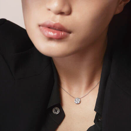 Hearts On Fire 18K Tessa Diamond Circle Pendant - 1.55ctw - Image 4
