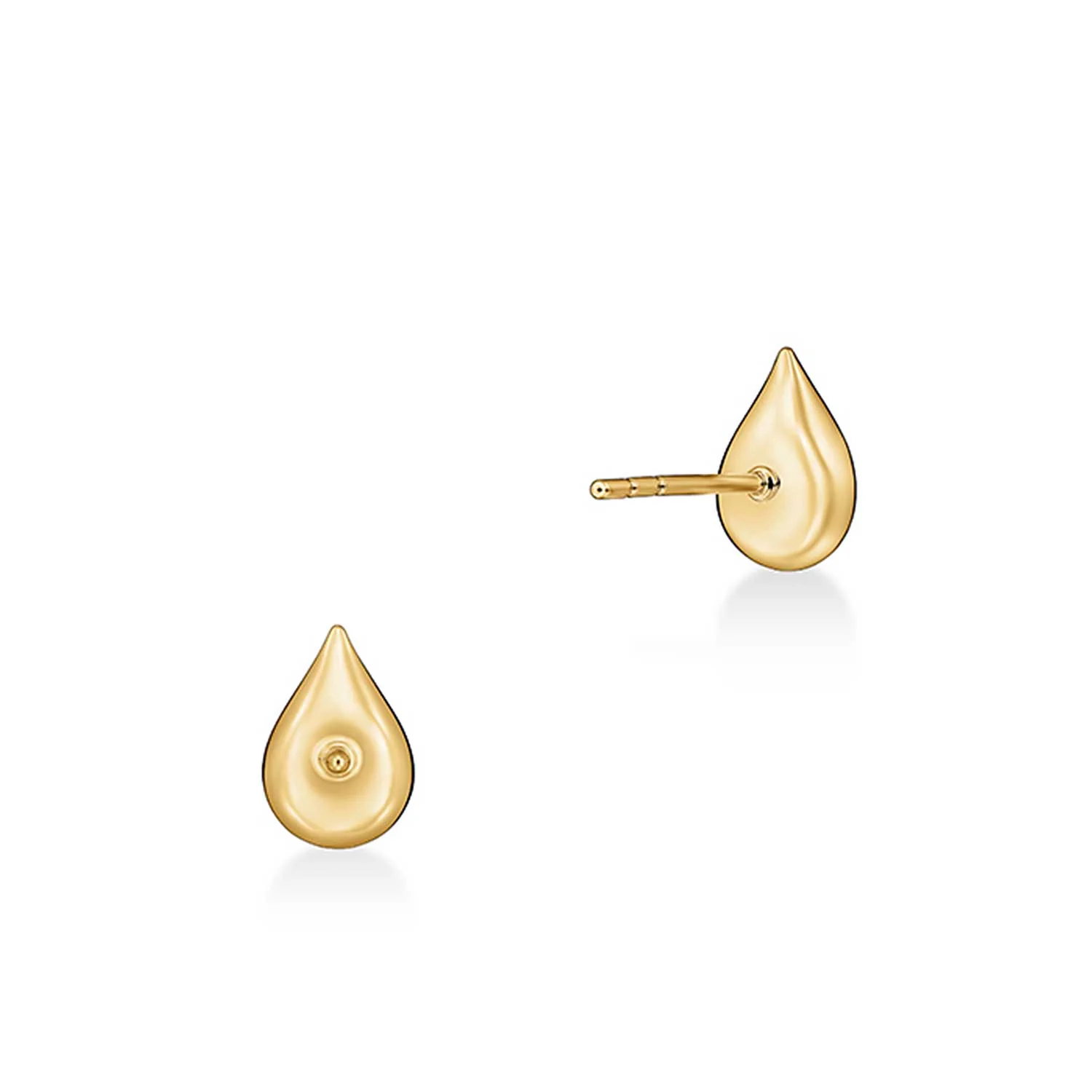 Hearts On Fire 18K LU Diamond Droplet Stud Earrings - 1.09ctw - Image 3