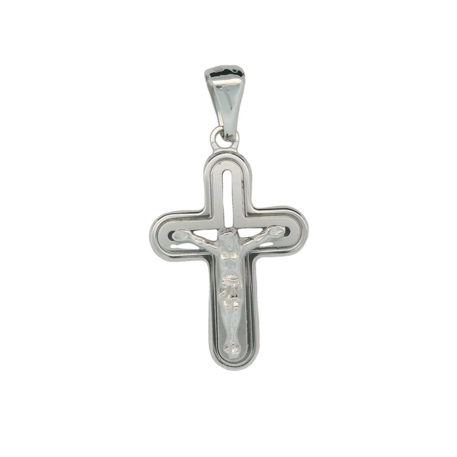 Italian 18K Modular Crucifix Pendant
