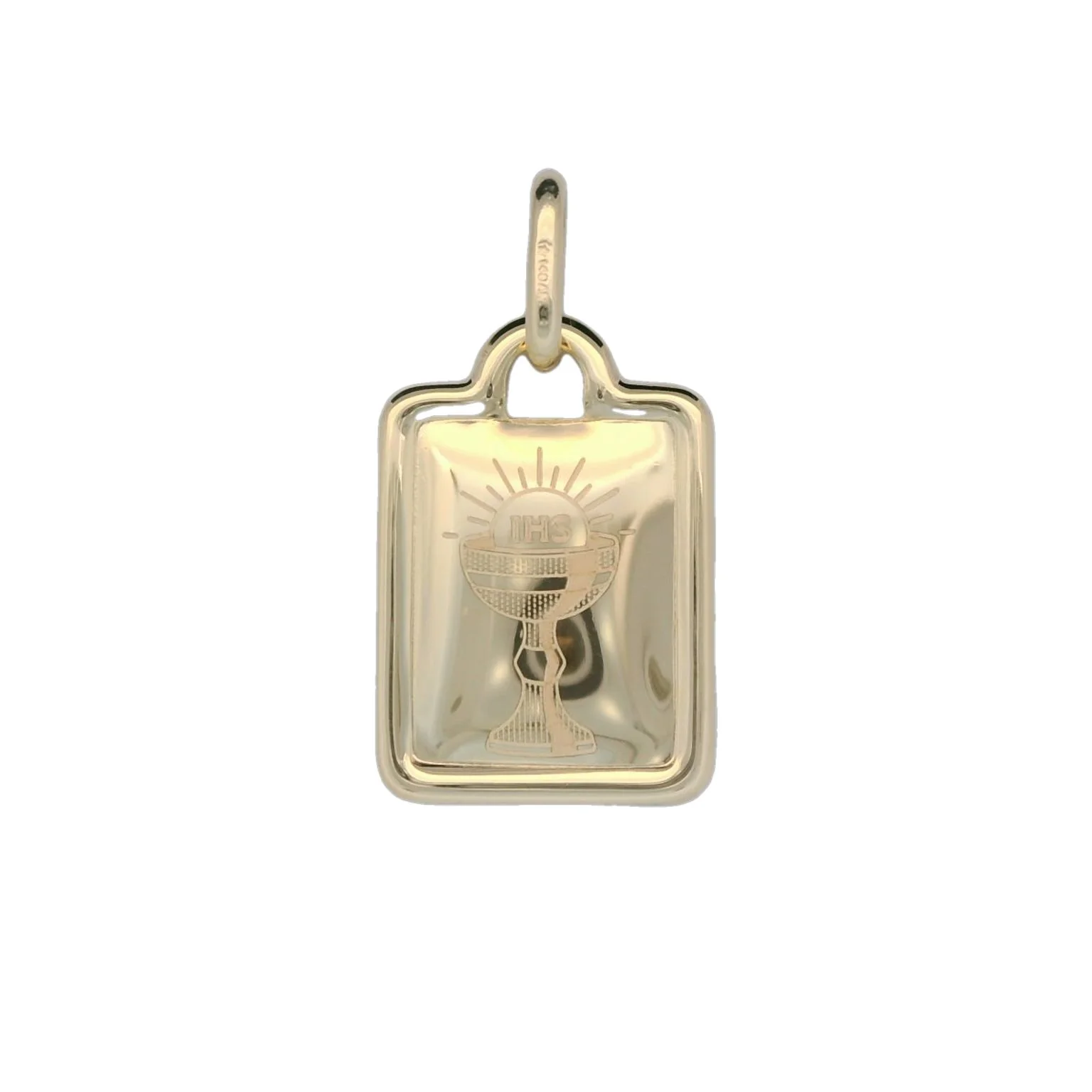 Italian 18K First Communion Pendant
