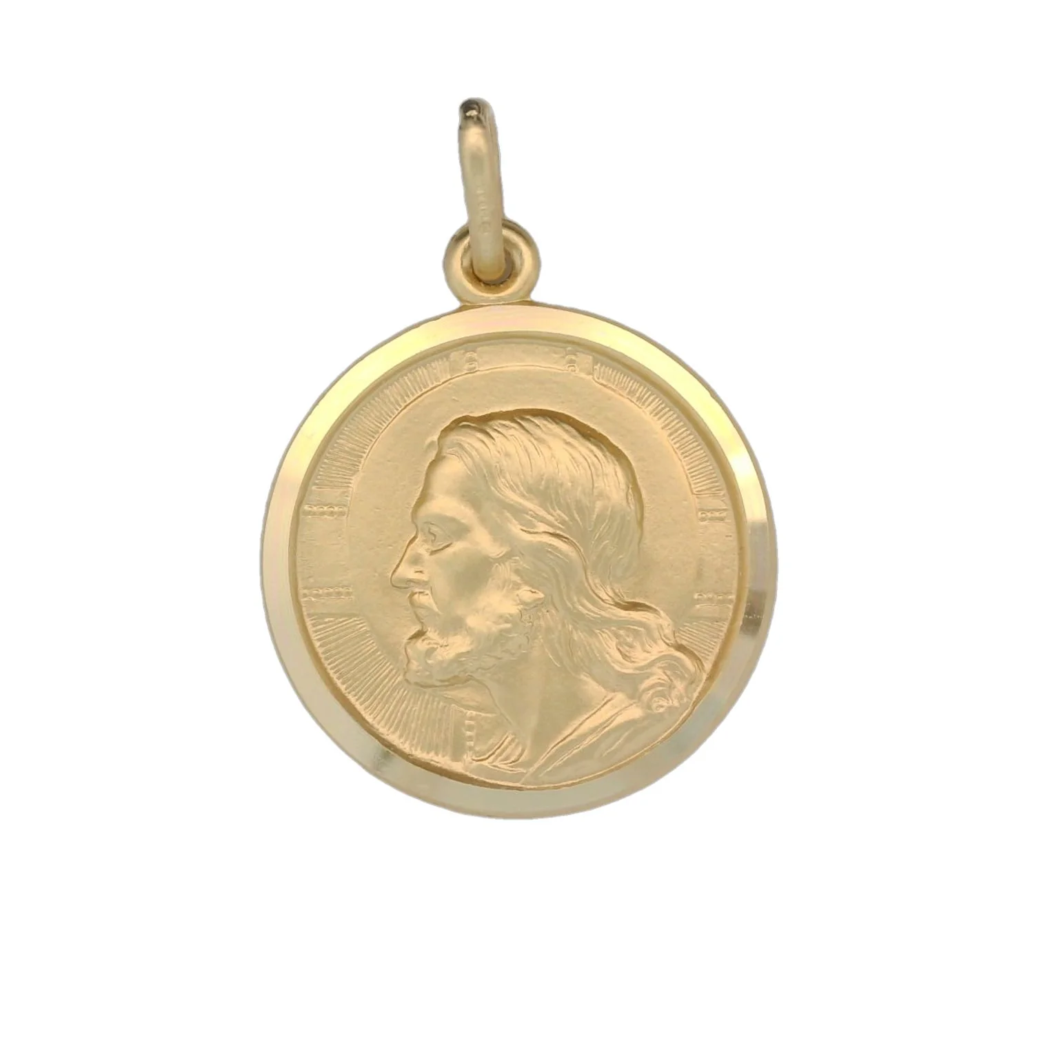 Italian 18K Coined Redeemer Medal - 19MM