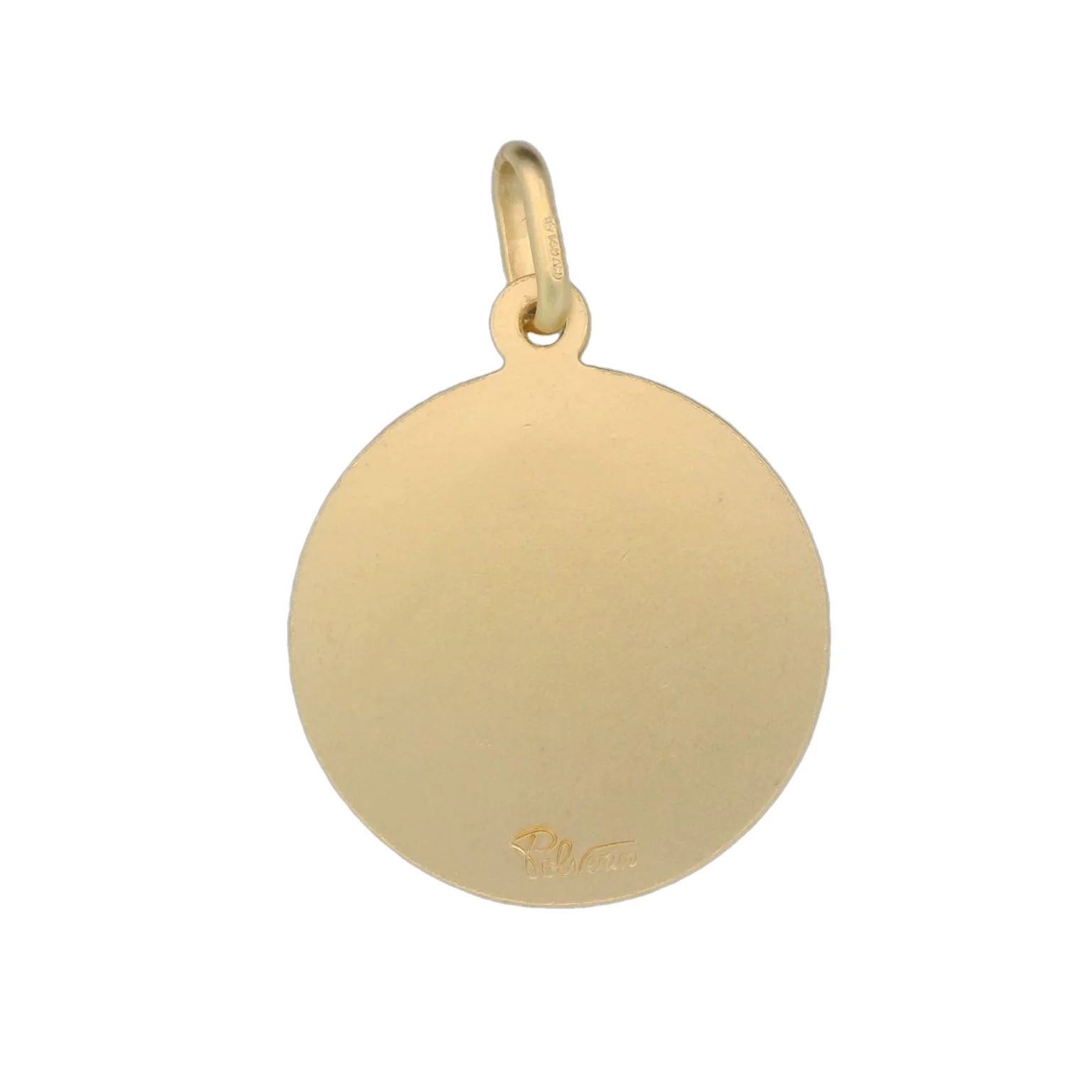 Italian 18K Coined St. Anthony Medal - 19MM - Image 2