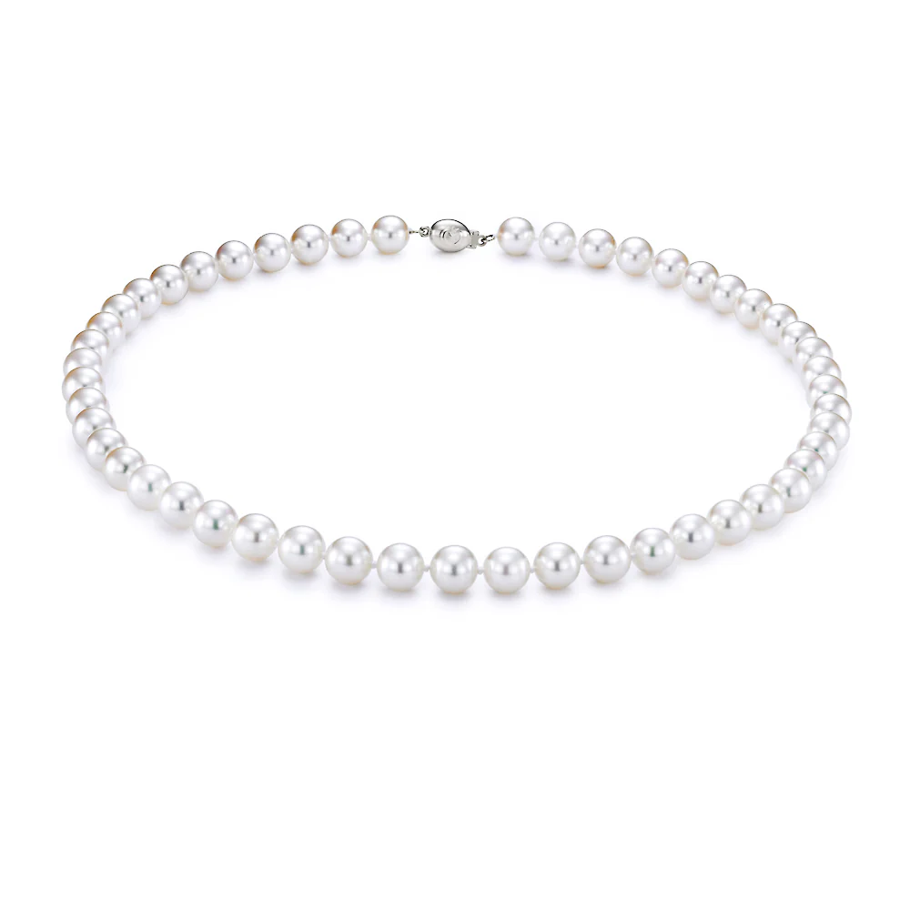 Mastoloni 18K Akoya Pearl Strand Necklace 8-8.5mm - Image 3