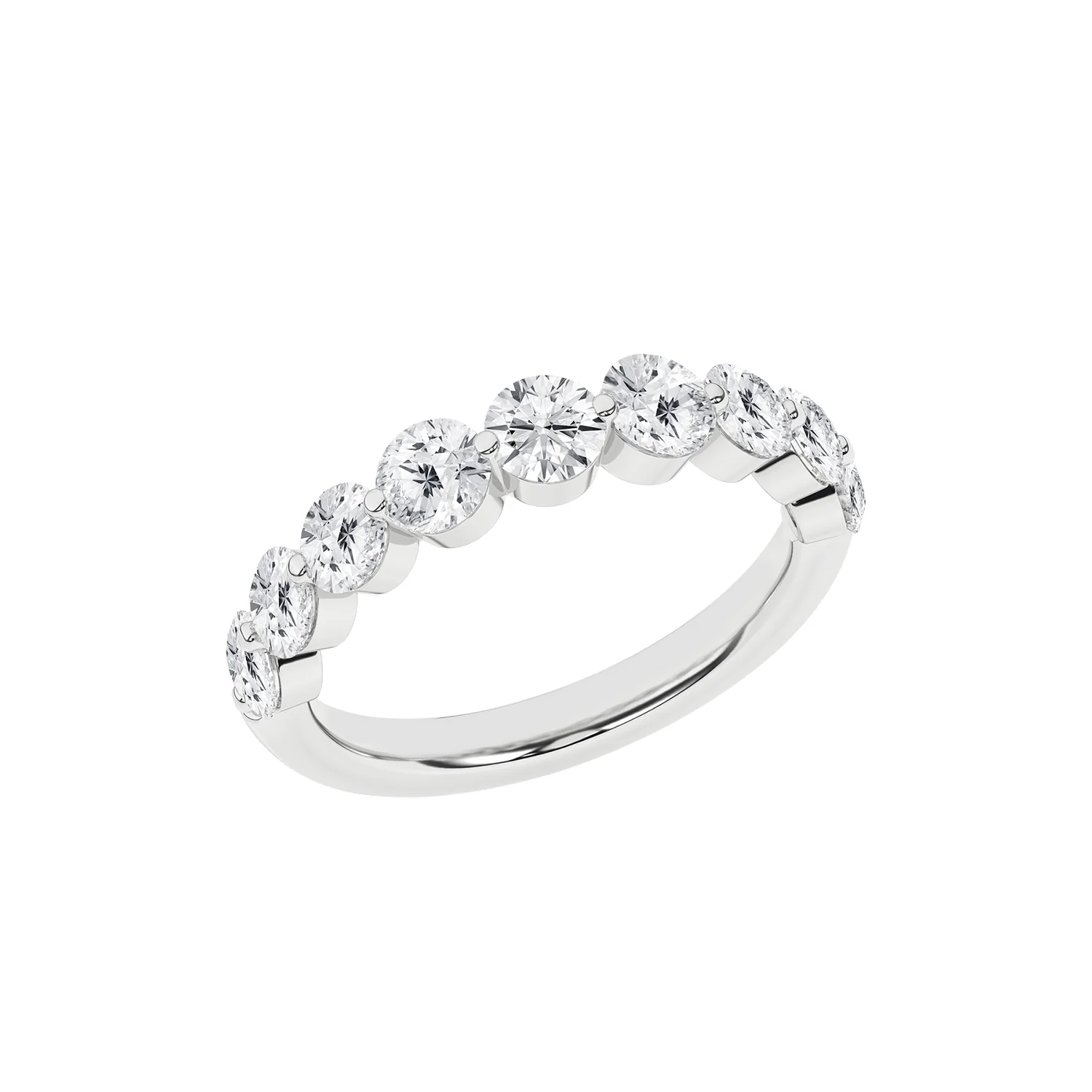 Rêvelation 14K 1.50 CTW Lab Grown Diamond 9-Stone Band - Image 2