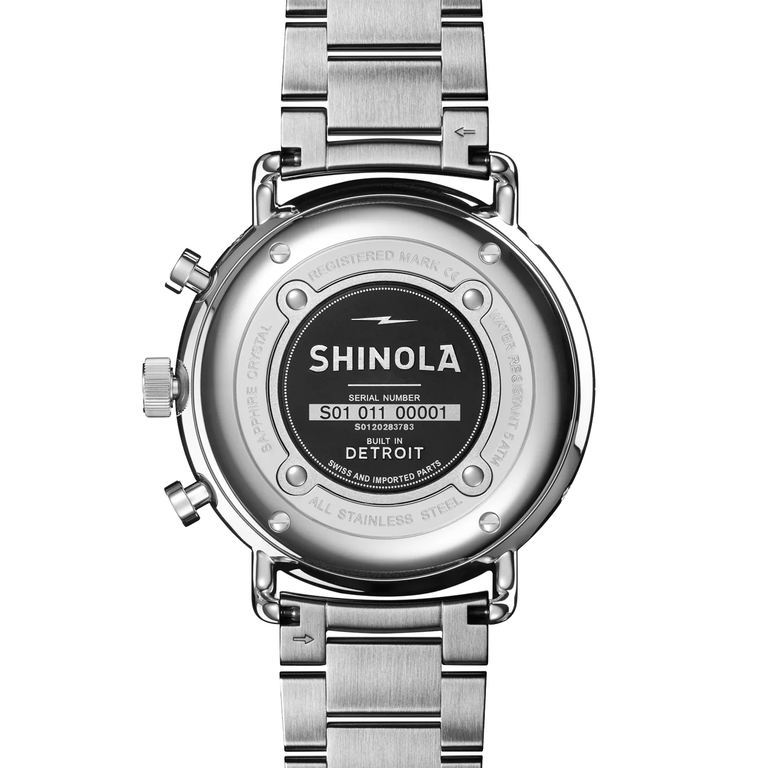 Shinola Canfield Sport Chronograph 45MM Watch - Image 6