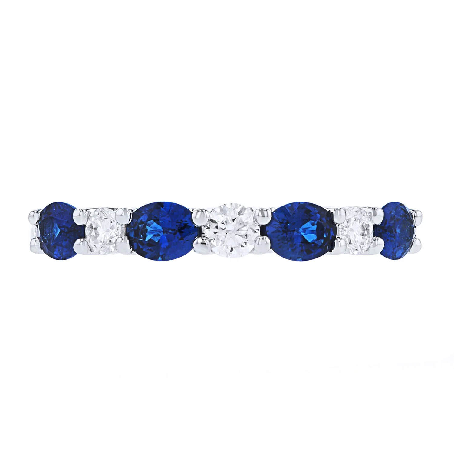 Spark Creations 18K Blue Sapphire and Diamond Ring