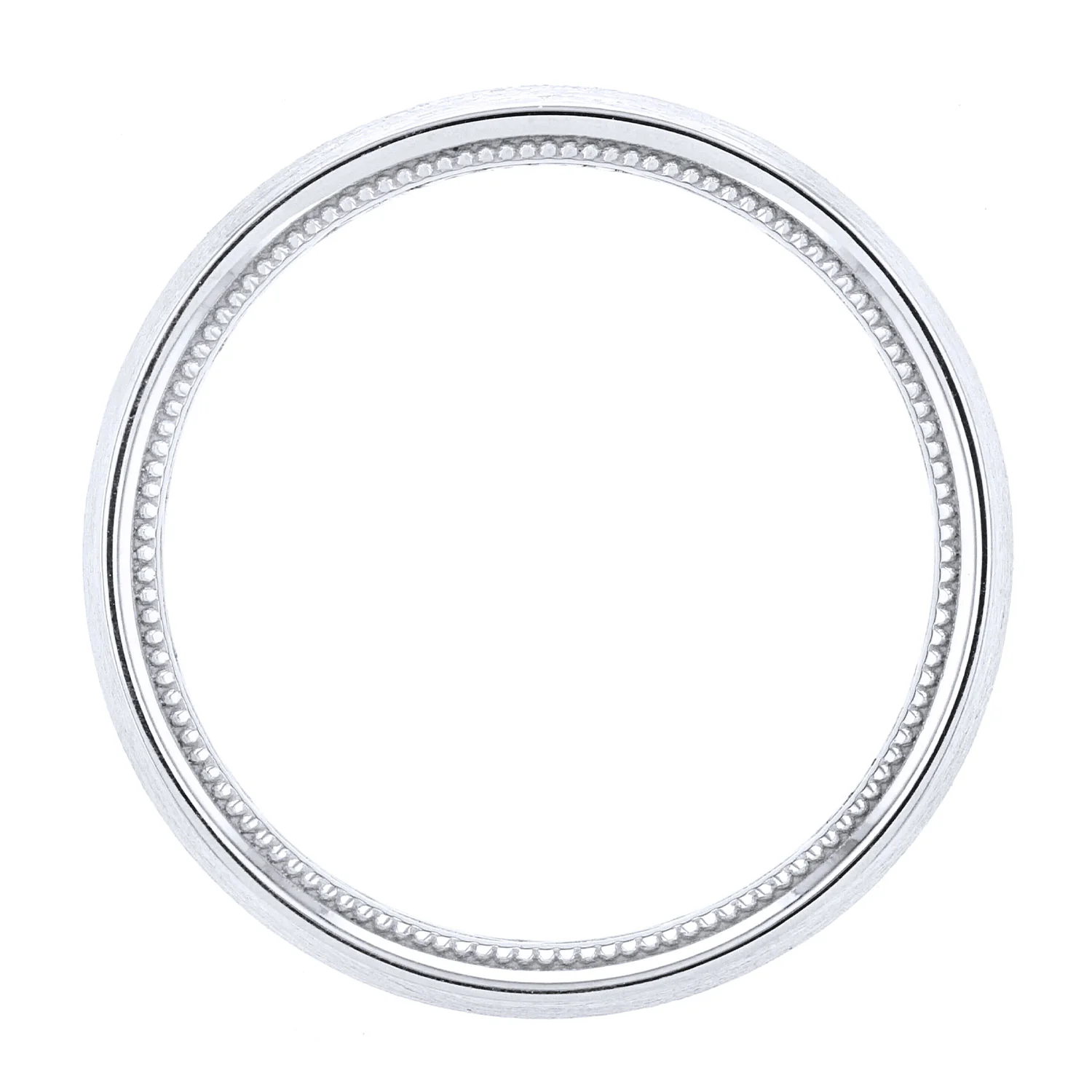 TACORI 14K Coastal Crescent Classic Brushed Wedding Band - Image 2