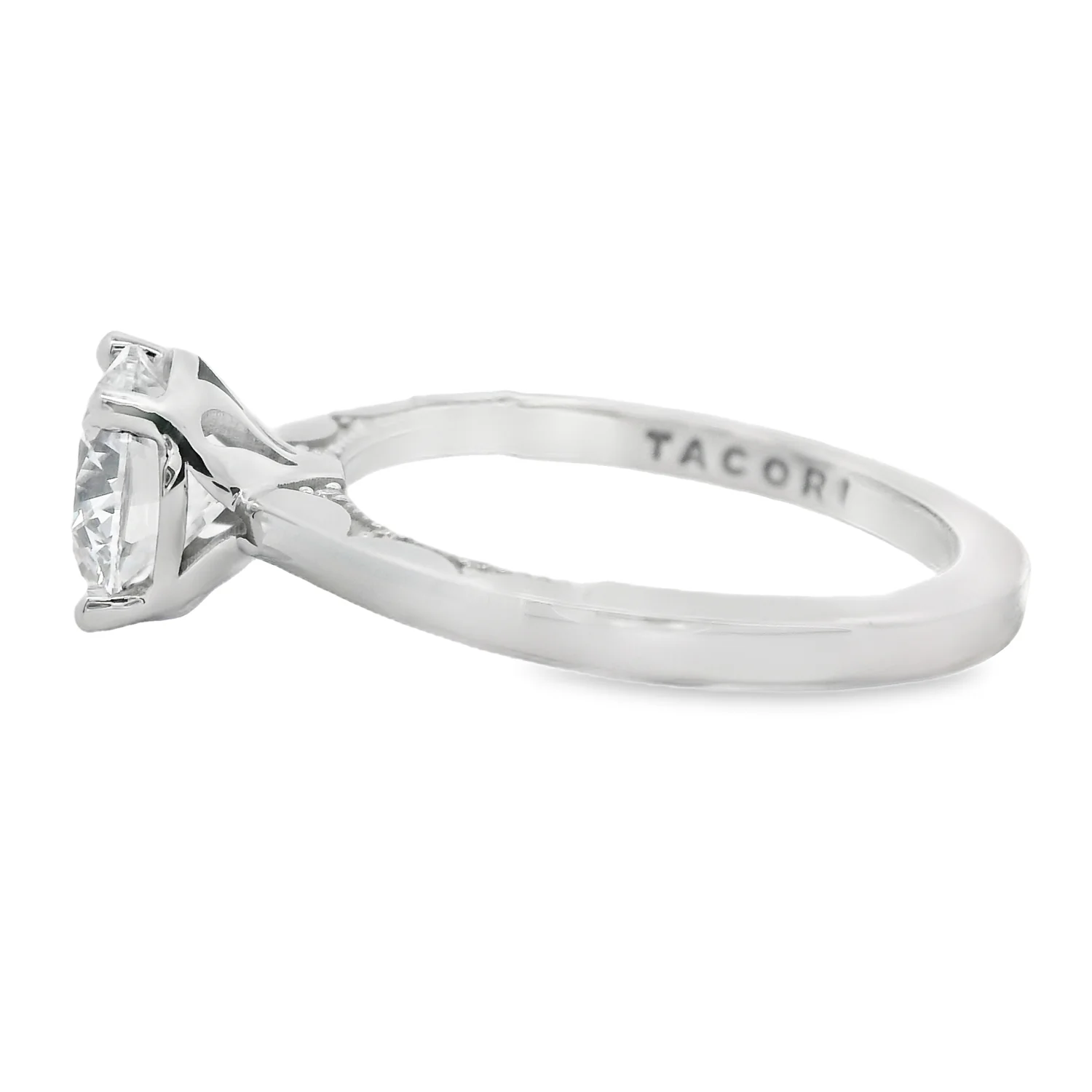 TACORI 14K Coastal Crescent Lab Grown Diamond Engagement Ring - Image 2