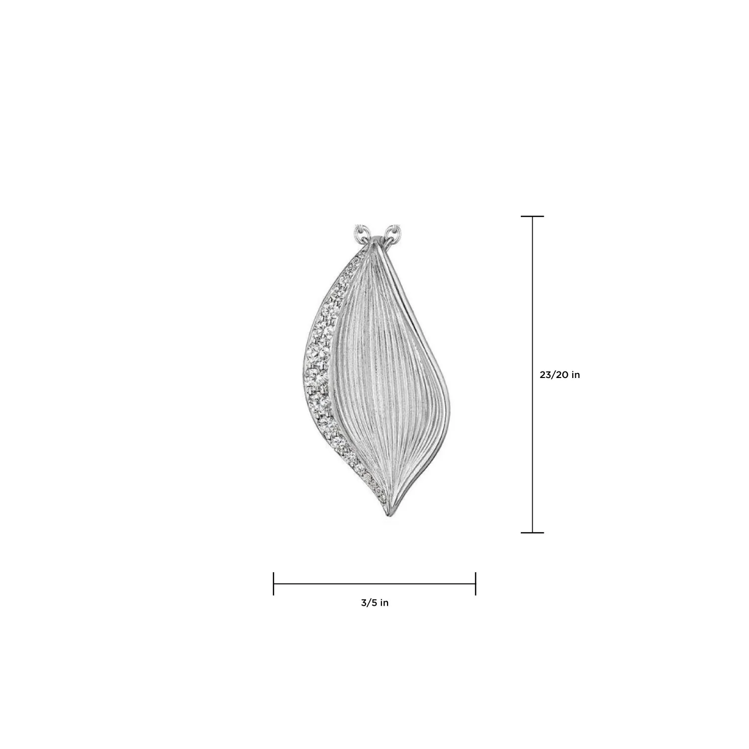 TACORI 18K Dahlia Petal Diamond Lariat Pendant - Image 2