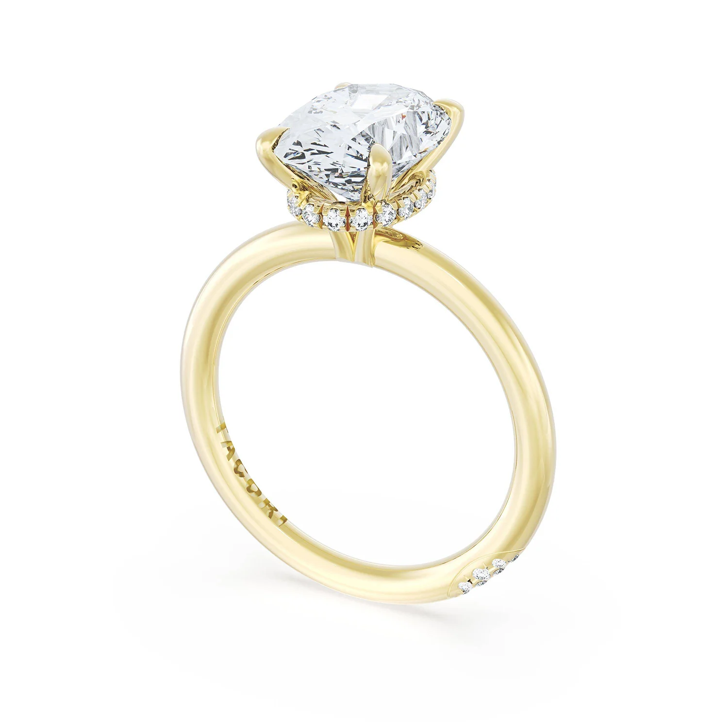 TACORI 18K Diamond Solitaire Engagement Ring - Image 2