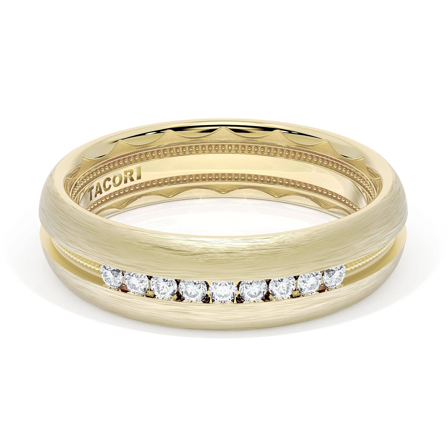 TACORI 18K Diamond Wedding Band