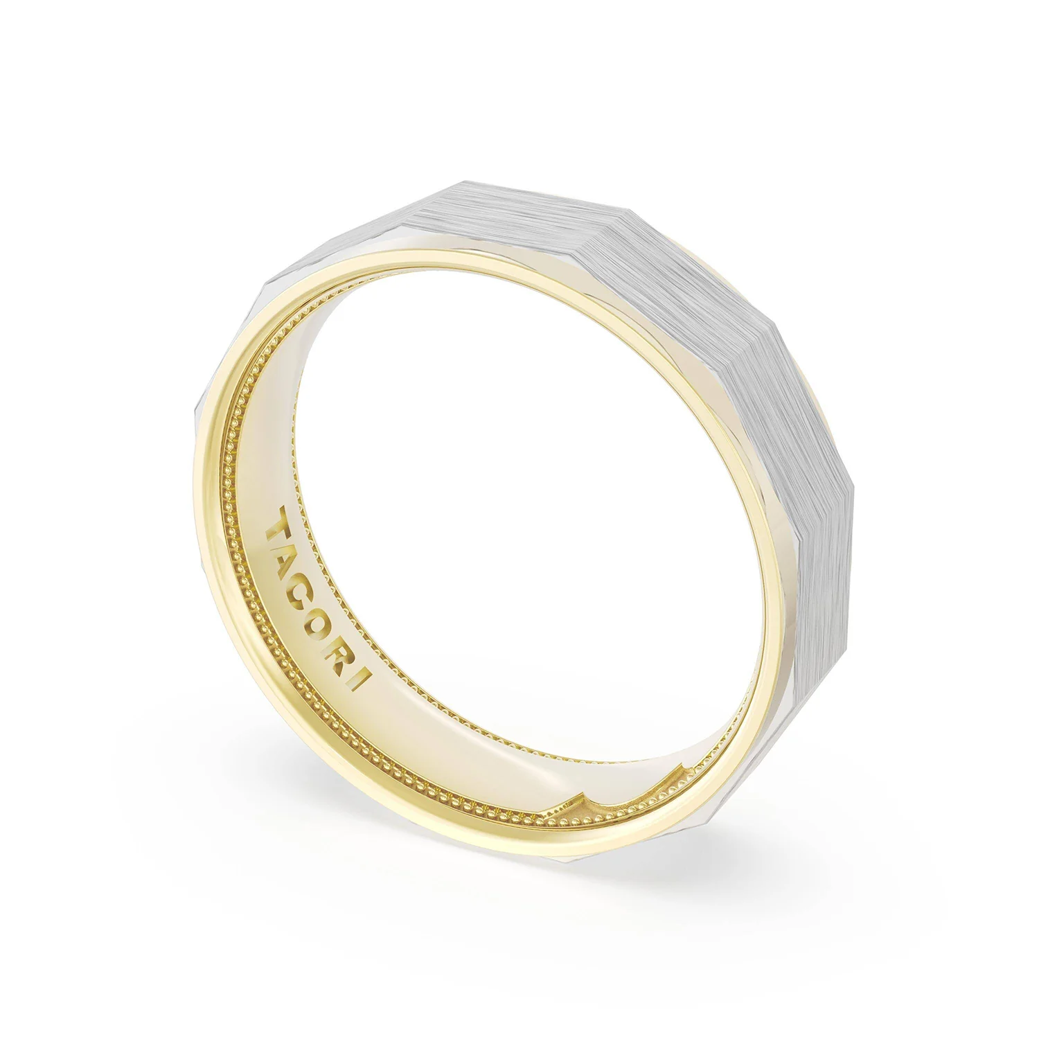 TACORI 18K Two-Tone Wedding Band - Image 2