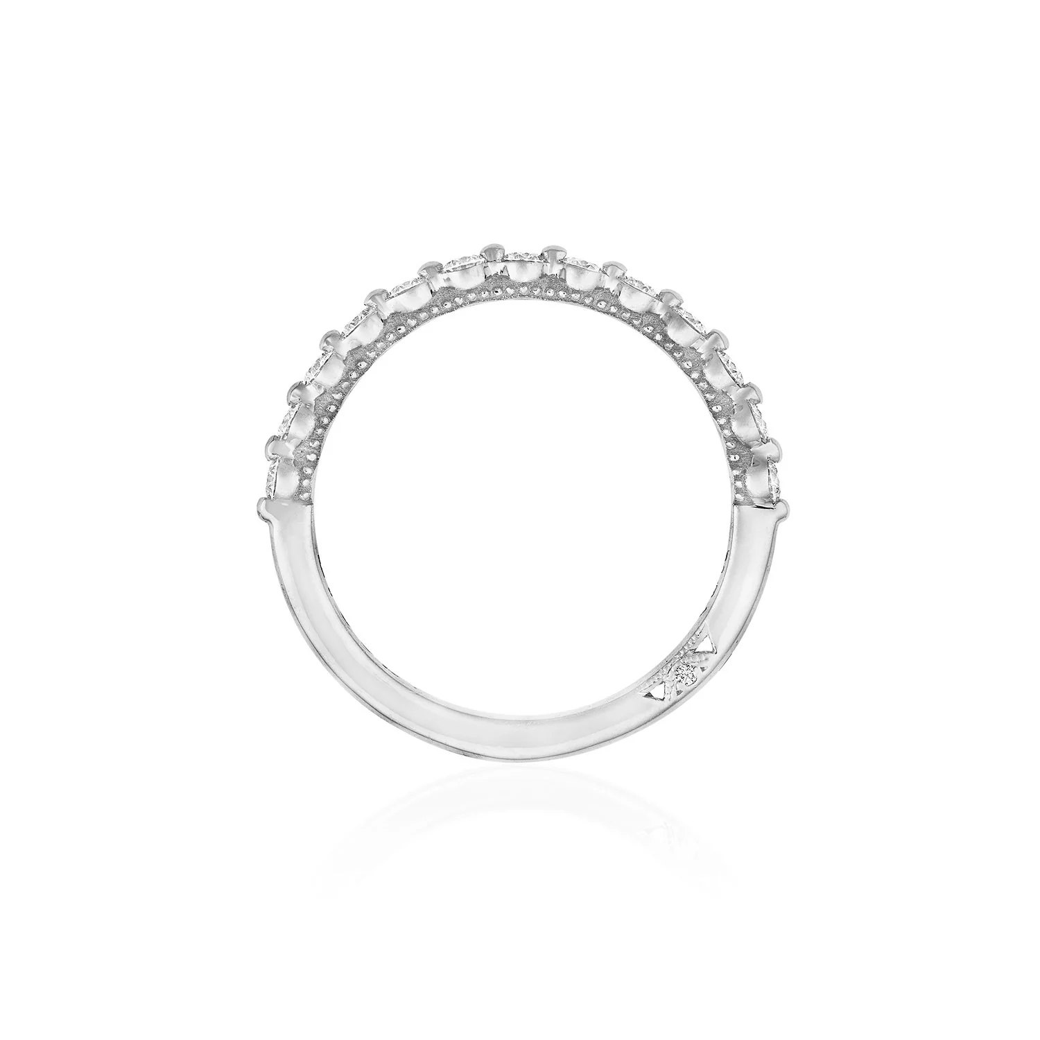 TACORI Sculpted Crescent 18K Diamond Wedding Band - Image 3