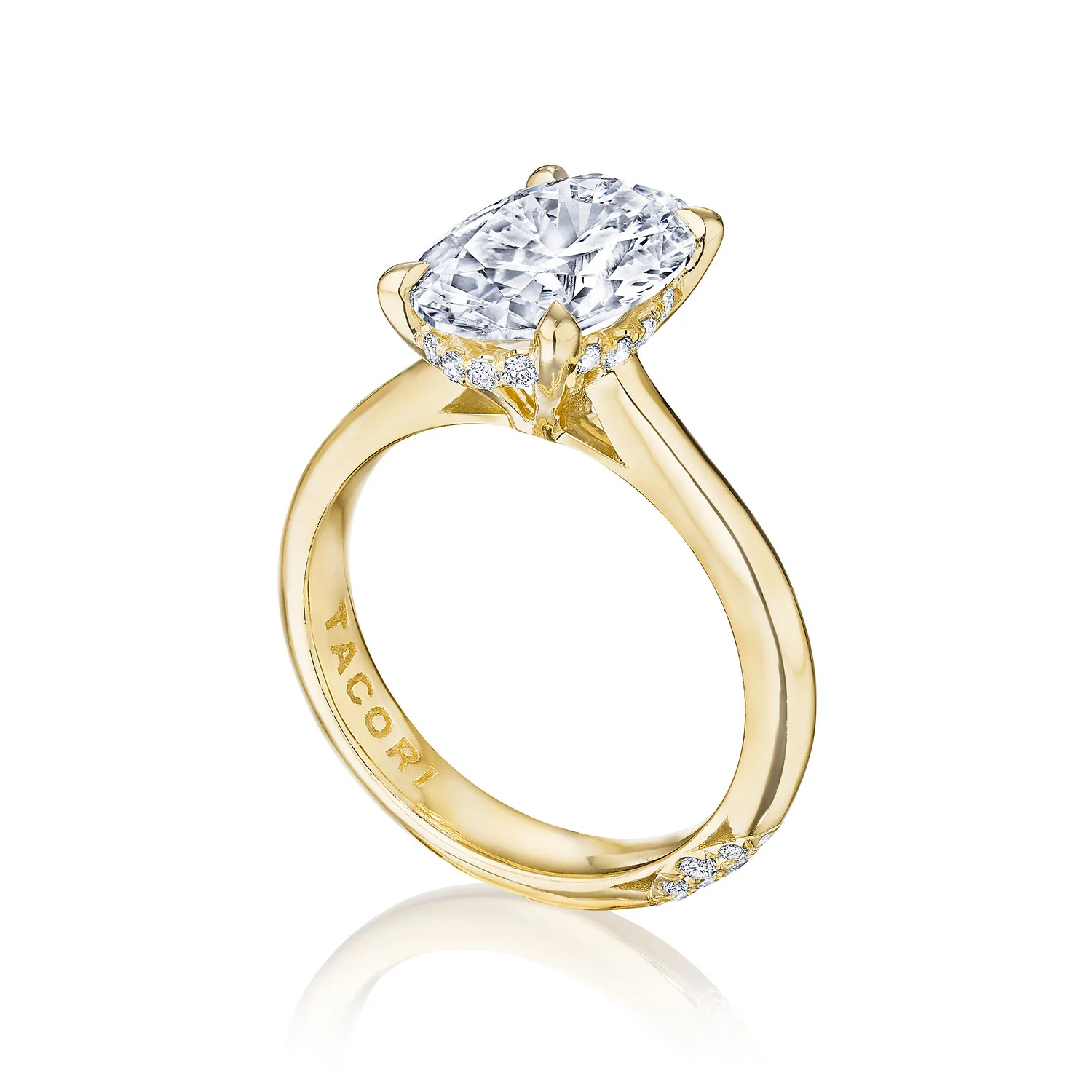 TACORI 18K RoyalT Founders Diamond Solitaire Engagement Ring - Image 2