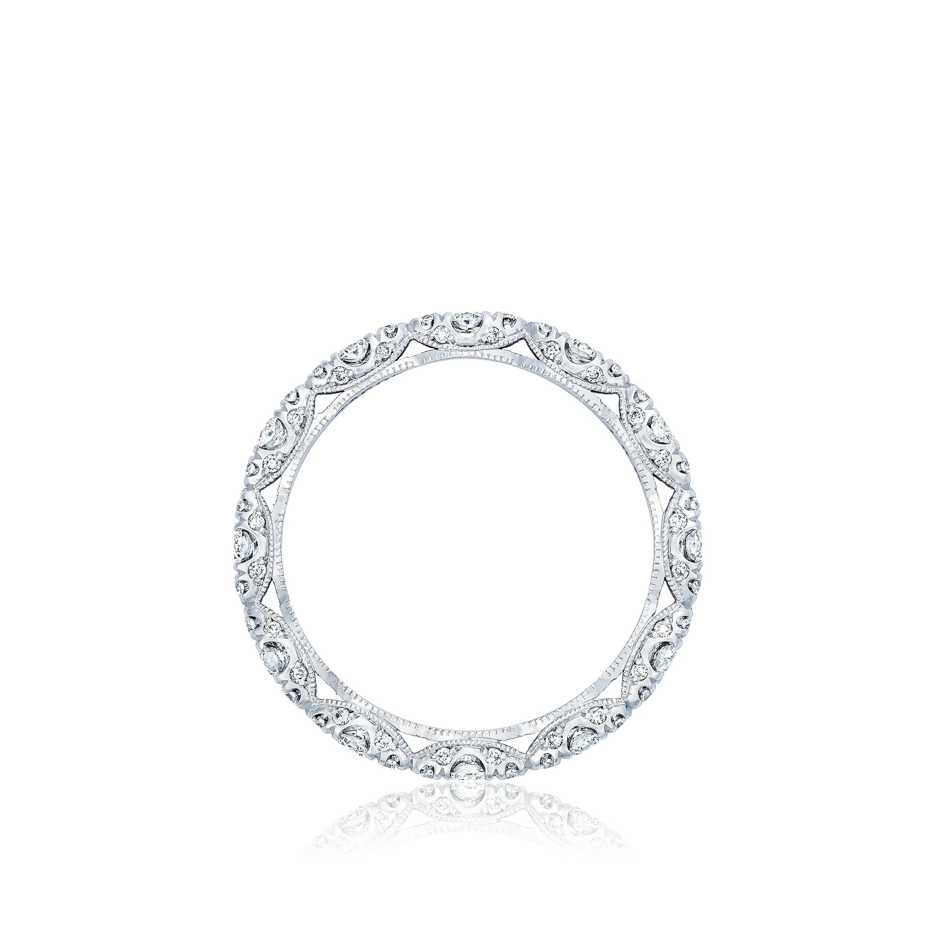 TACORI 18K Petite Crescent Diamond Eternity Band - Image 3