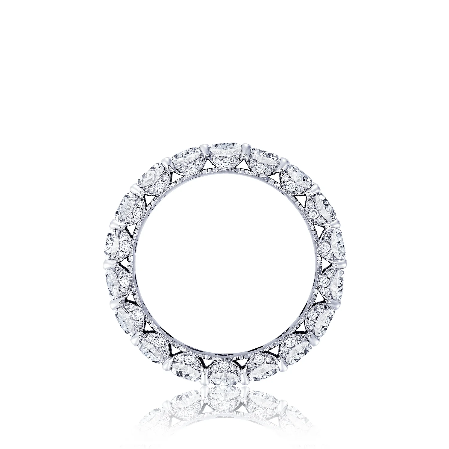 TACORI Platinum Classic Crescent RoyalT Eternity Band - Image 3