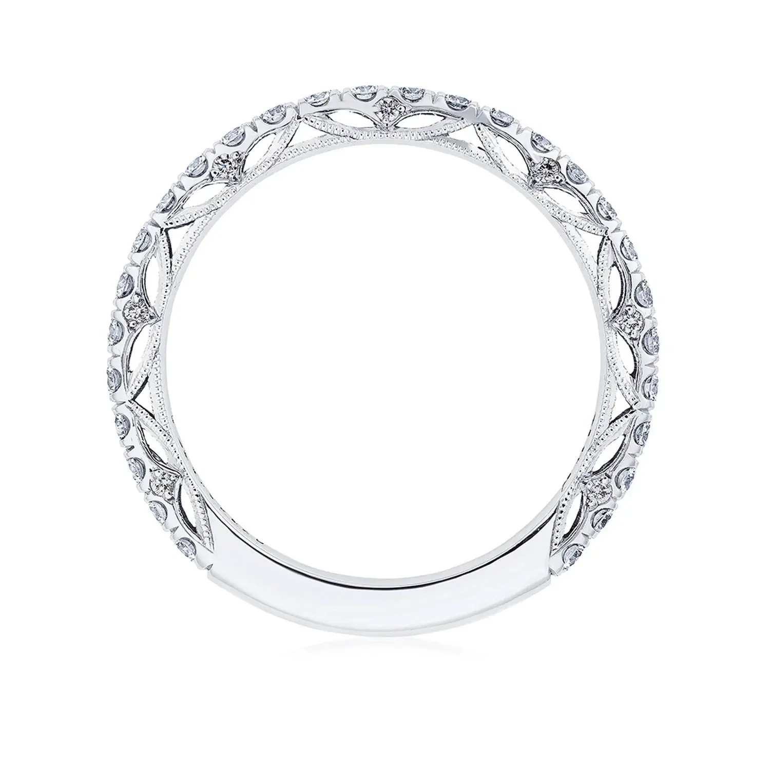 TACORI Platinum Dantela Diamond 3/4 Eternity Band - Image 3