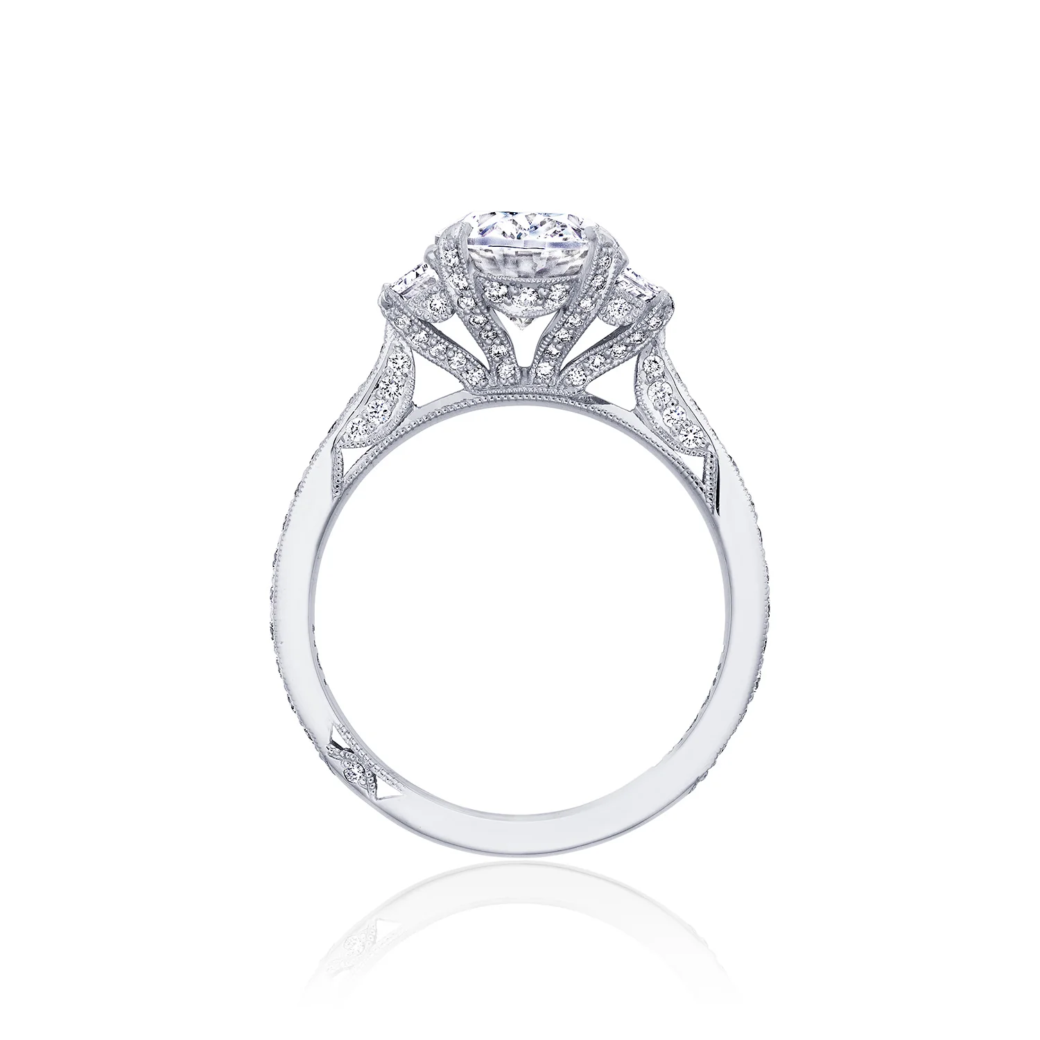 TACORI Simply TACORI RoyalT Oval 3-Stone Engagement Ring - Image 3