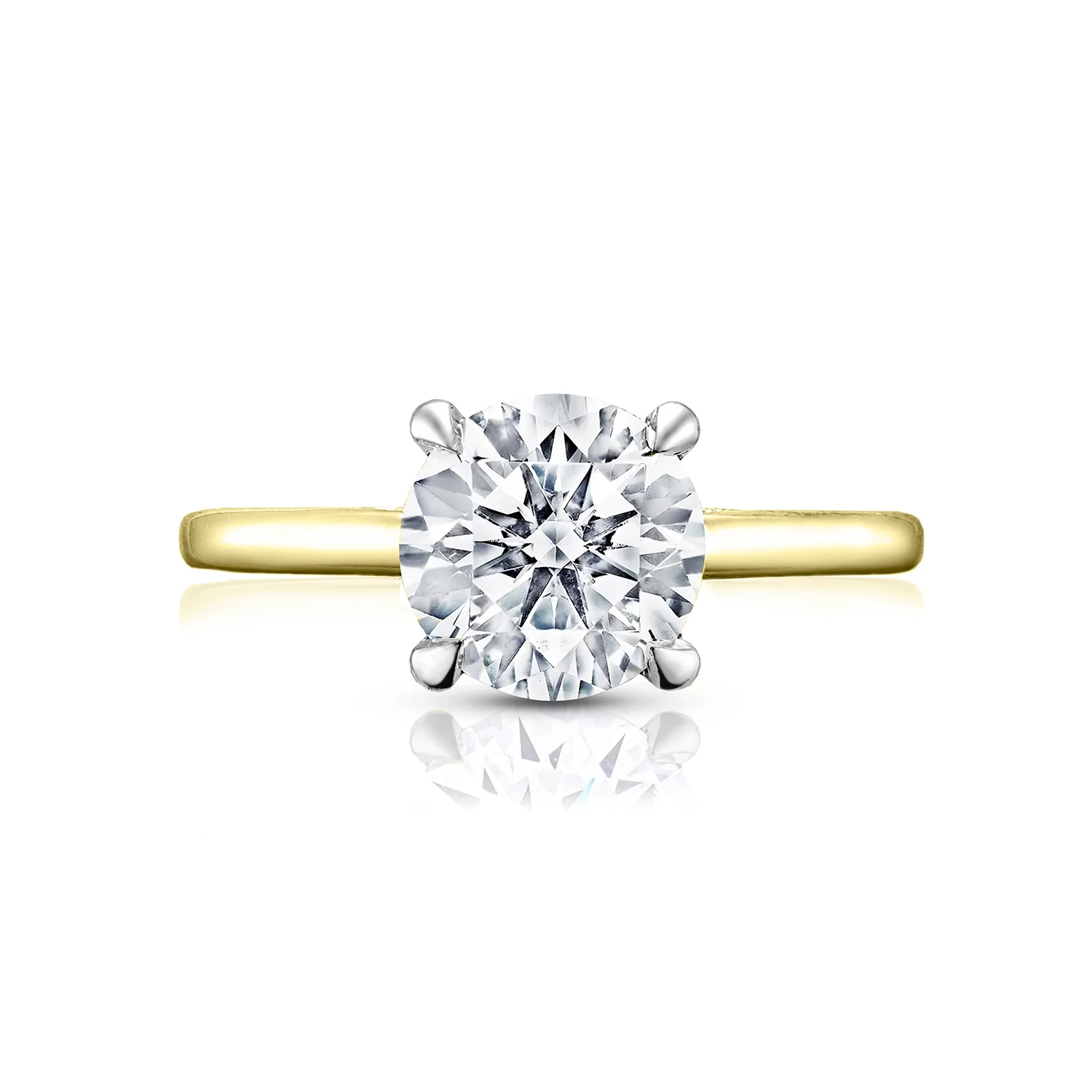 TACORI Simply TACORI Two-Tone Solitaire Engagement Ring