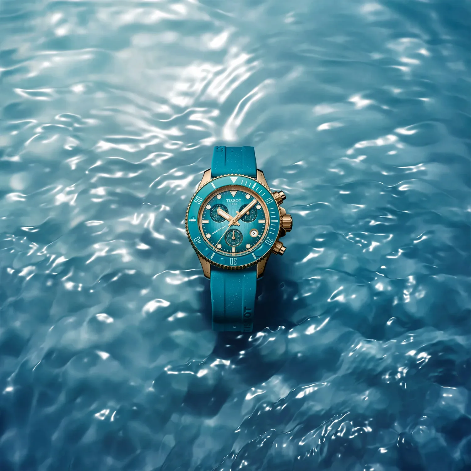 Tissot Seastar 1000 Quartz Chronograph 38MM Watch - Image 4