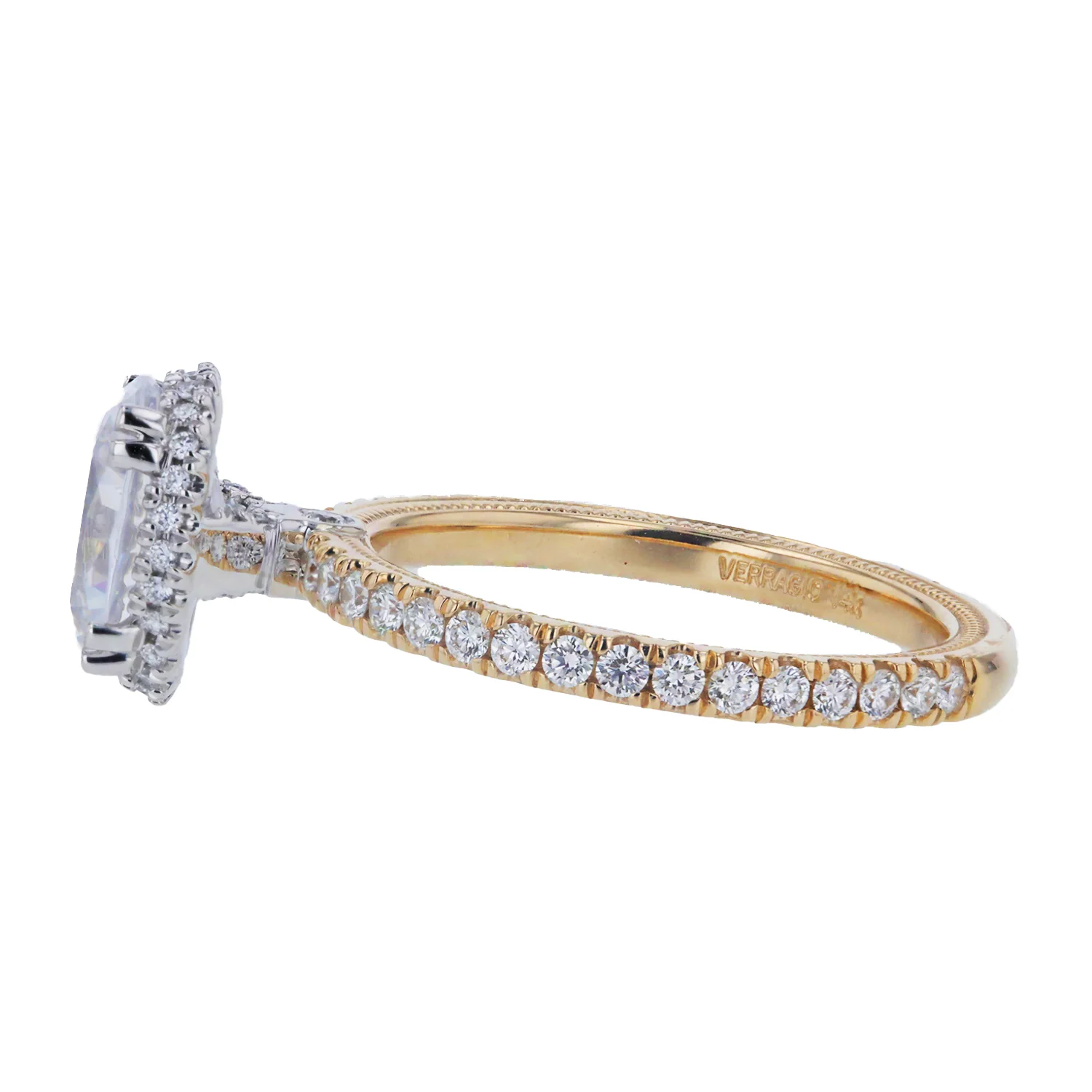 Verragio 14K Two-Tone Diamond Engagement Ring - Image 2