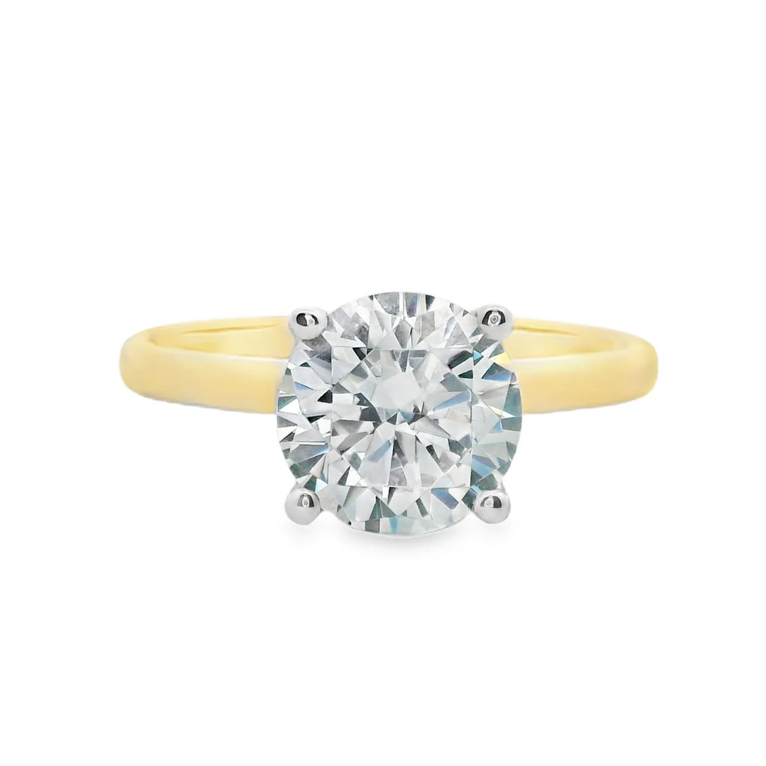 Verragio 14K Two-Tone Solitaire Engagement Ring