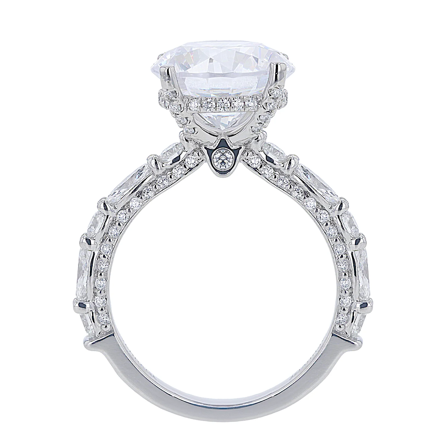 Verragio Platinum Diamond Engagement Ring - Image 3